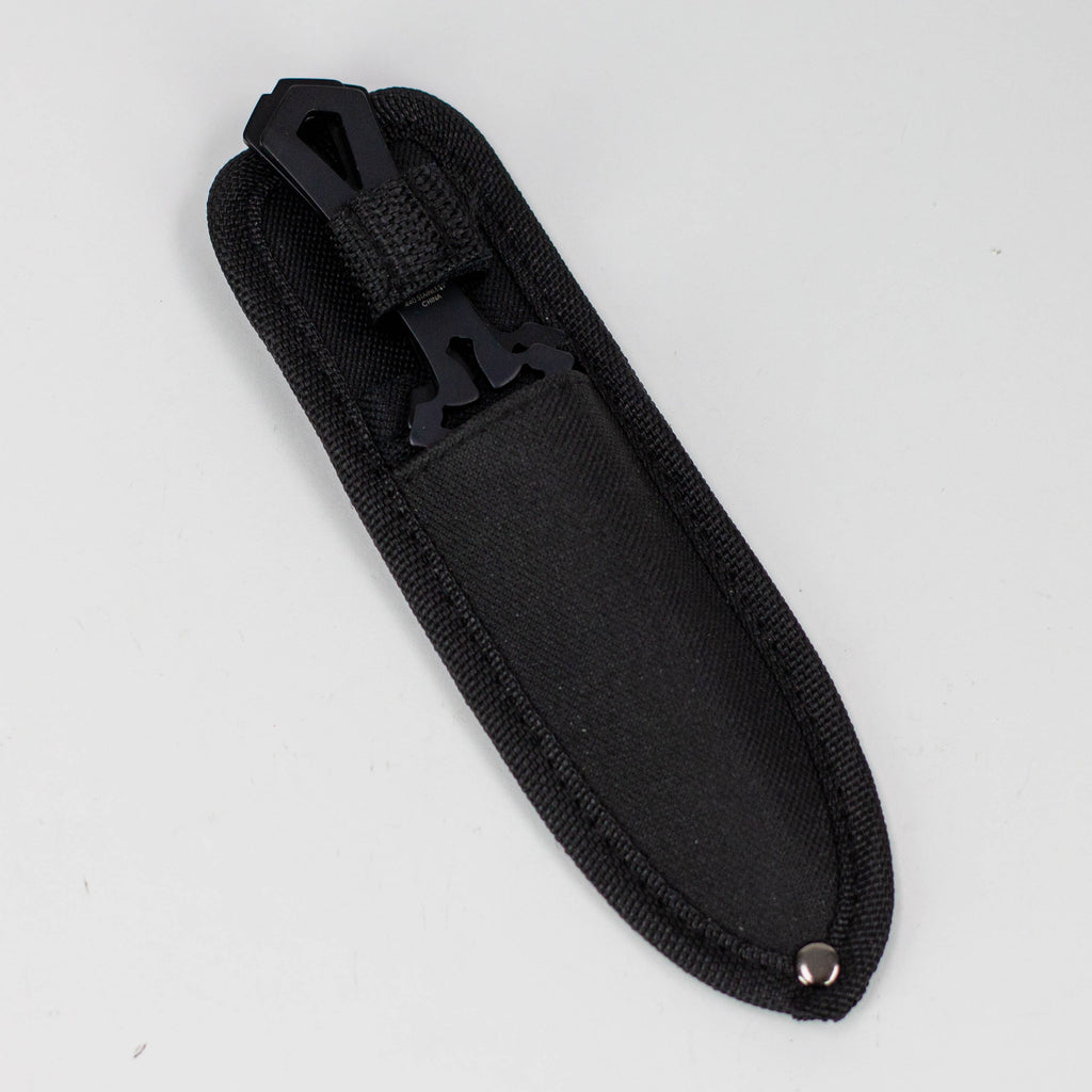 6.5″ Throwing Knife with Sheath 3PC SET Red/Green/Black [T00502-1]