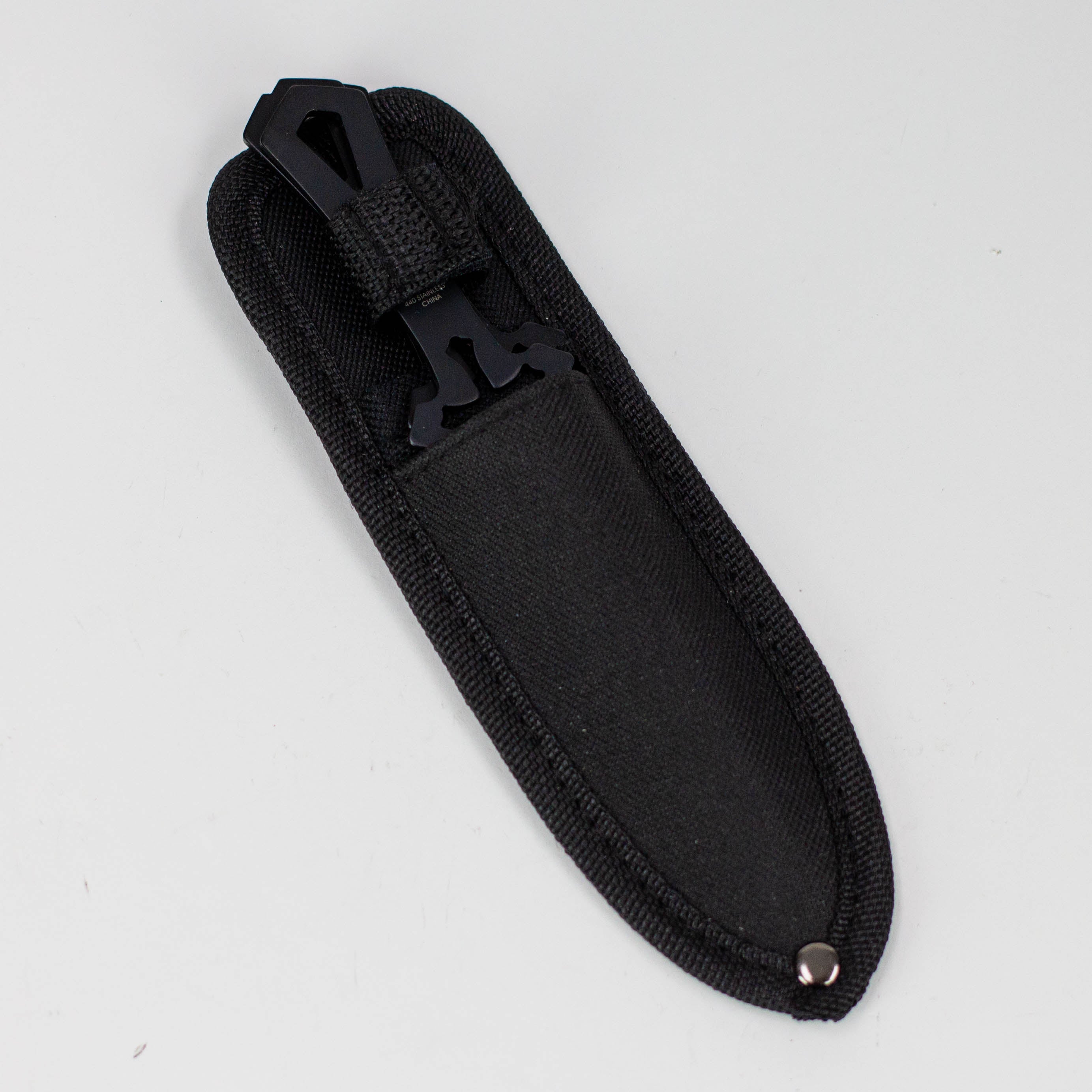 6.5″ Throwing Knife with Sheath 3PC SET Red/Green/Black [T00502-1]