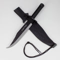 15.25" Jungle King Survival Fixed Blade Knife with Sheath [JK-8837-BK]