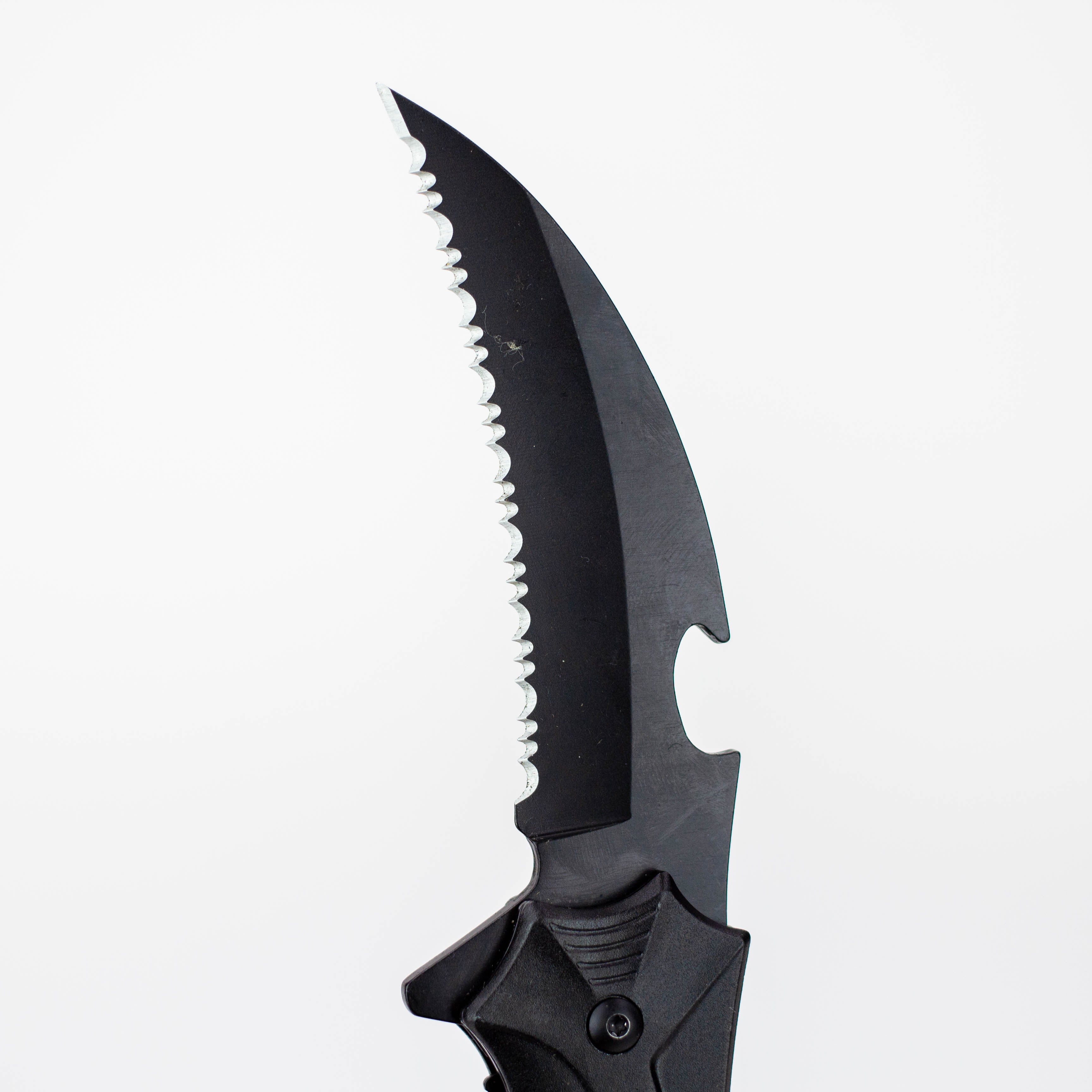10" Tiger-USA® Pocket Knife-Serrated Blade [DT-1-BK-S]
