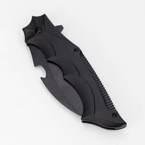 10" Tiger-USA® Pocket Knife-Serrated Blade [DT-1-BK-S]