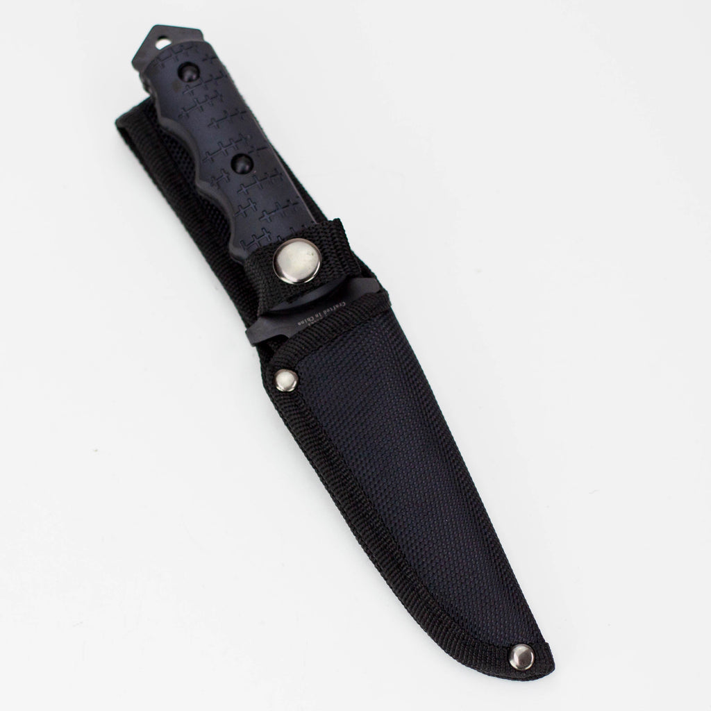 9″ Defender-Xtreme Tactical Team Hunting Outdoor Knife Full Tang with Sheath [7692]