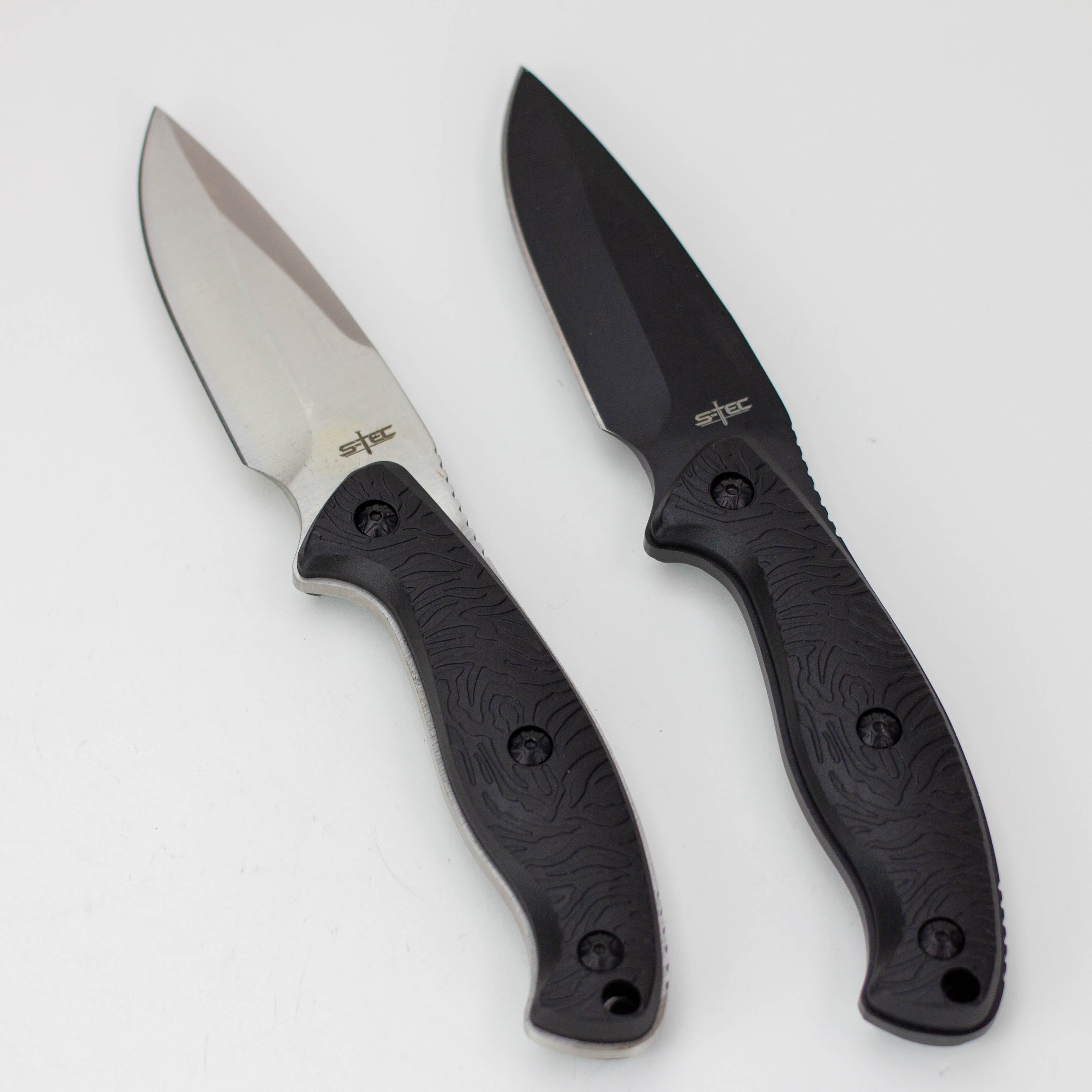 9″ Fixed Blade Full Tang Knife w/ ABS Swivel Sheath [T25145]