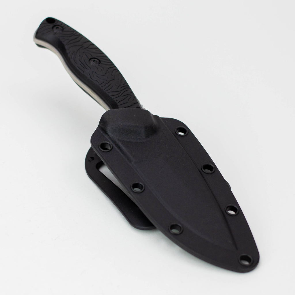 9″ Fixed Blade Full Tang Knife w/ ABS Swivel Sheath [T25145]