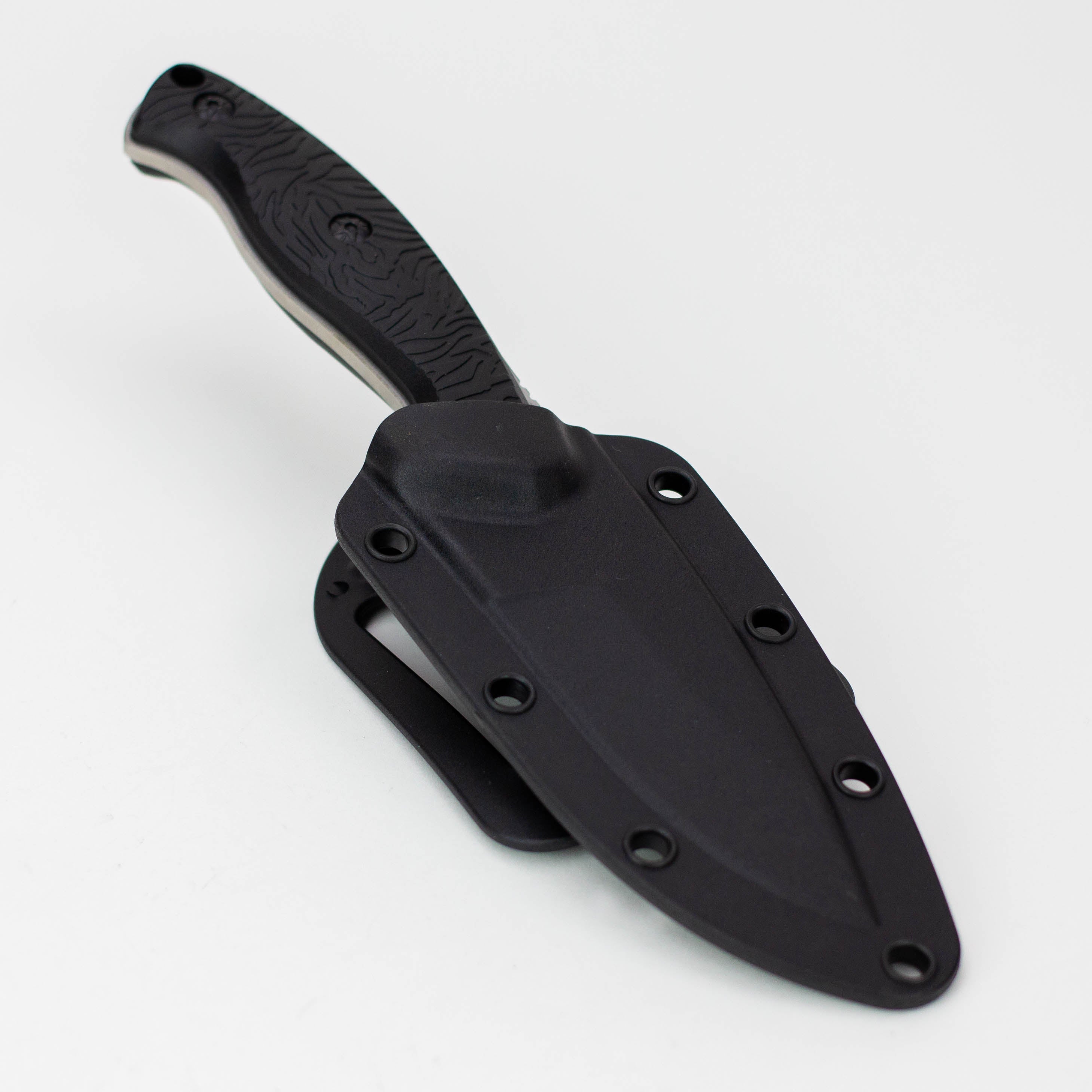 9″ Fixed Blade Full Tang Knife w/ ABS Swivel Sheath [T25145]