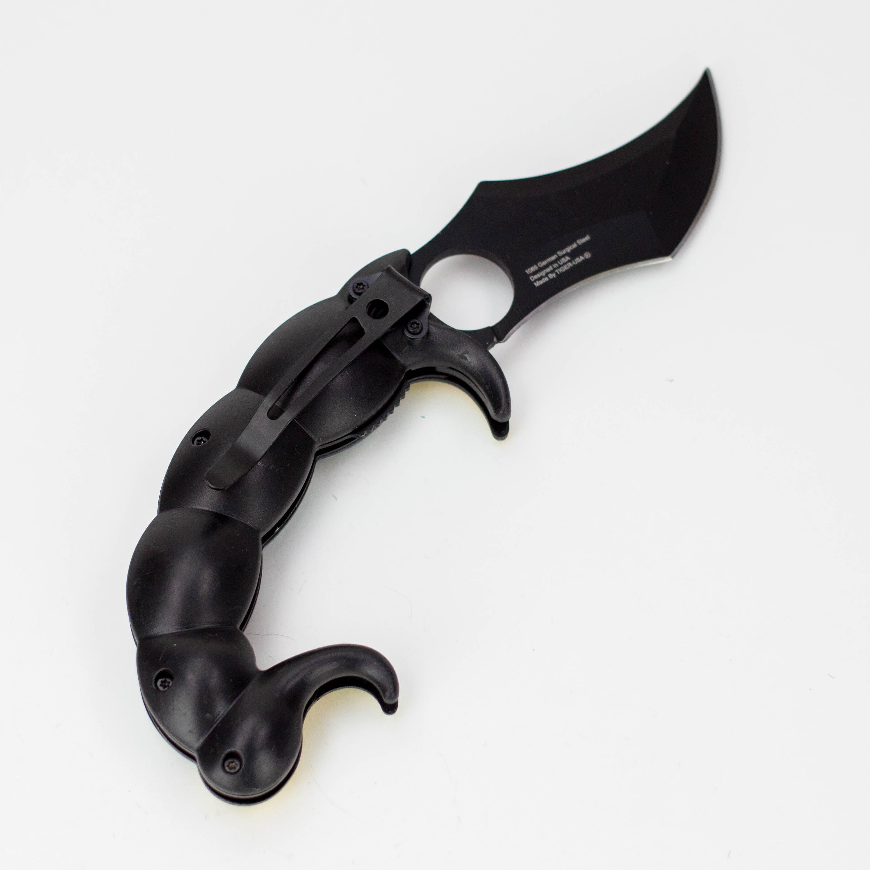 Tiger-USA® Pocket Knife Scorpion Tail Green and Yellow [SJ-1036-GS-B]