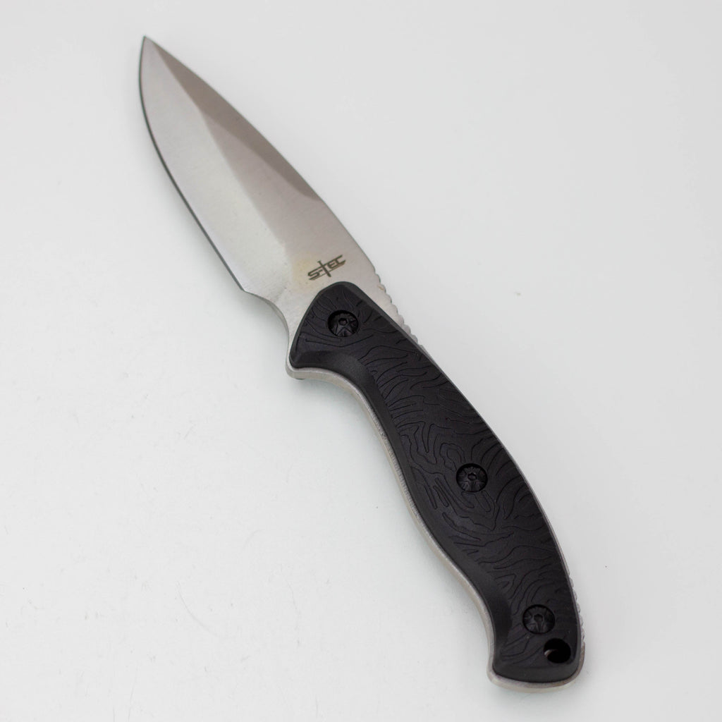9″ Fixed Blade Full Tang Knife w/ ABS Swivel Sheath [T25145]