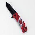 8" Tiger-USA® Pocket Knife – Canada Tanto Serrated [SJ-4xx]
