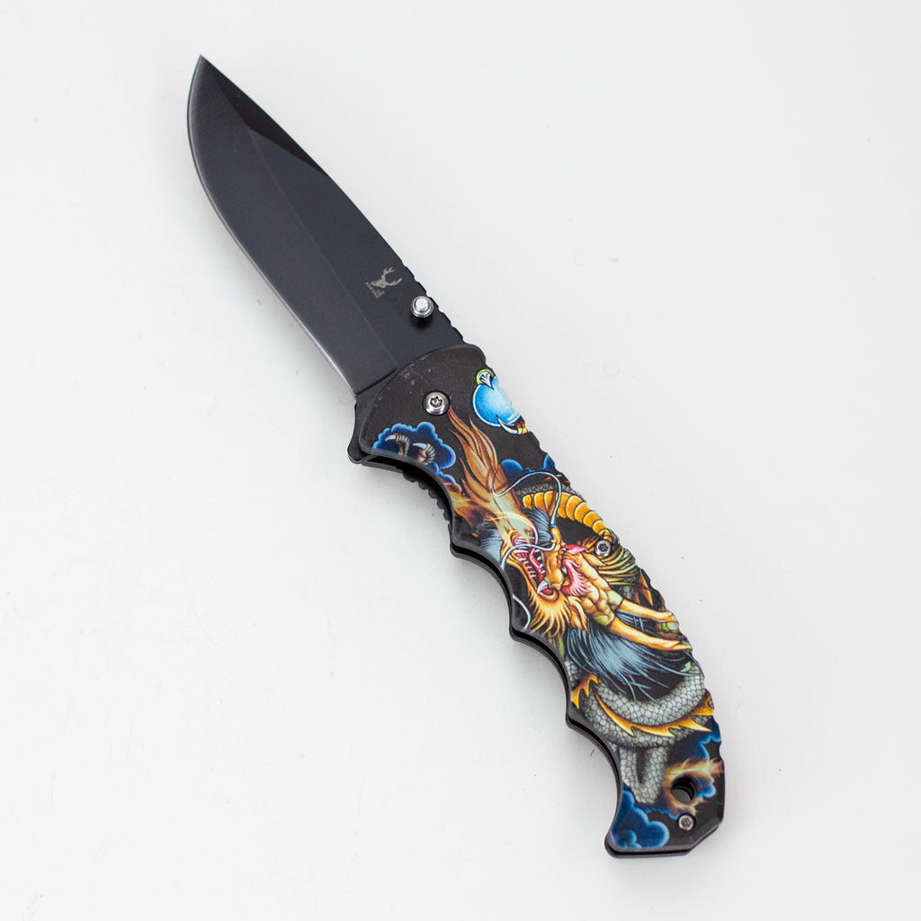 The Bone Edge Night Dragon Folding Knife 8.5″ Stainless Steel [13251]