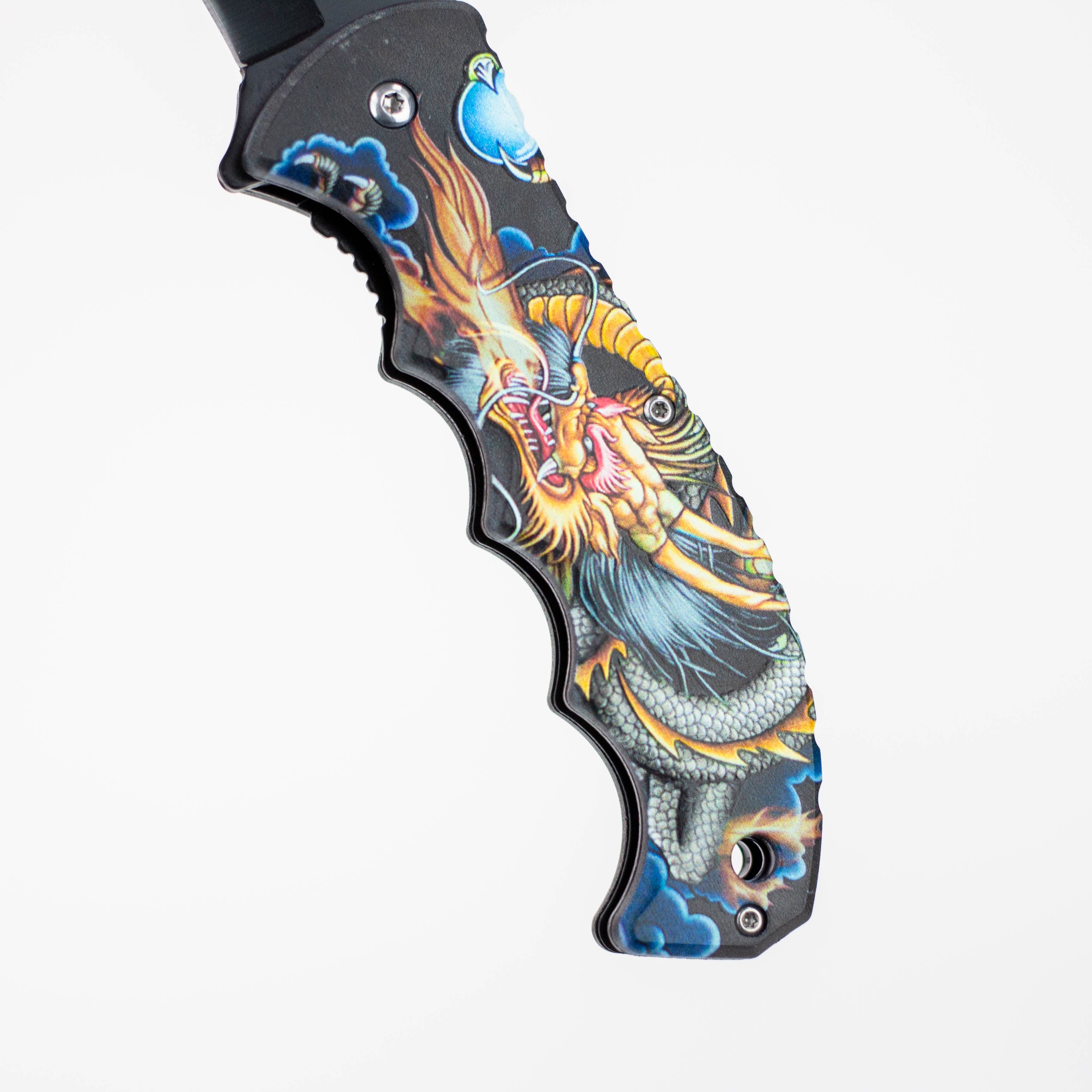 The Bone Edge Night Dragon Folding Knife 8.5″ Stainless Steel [13251]