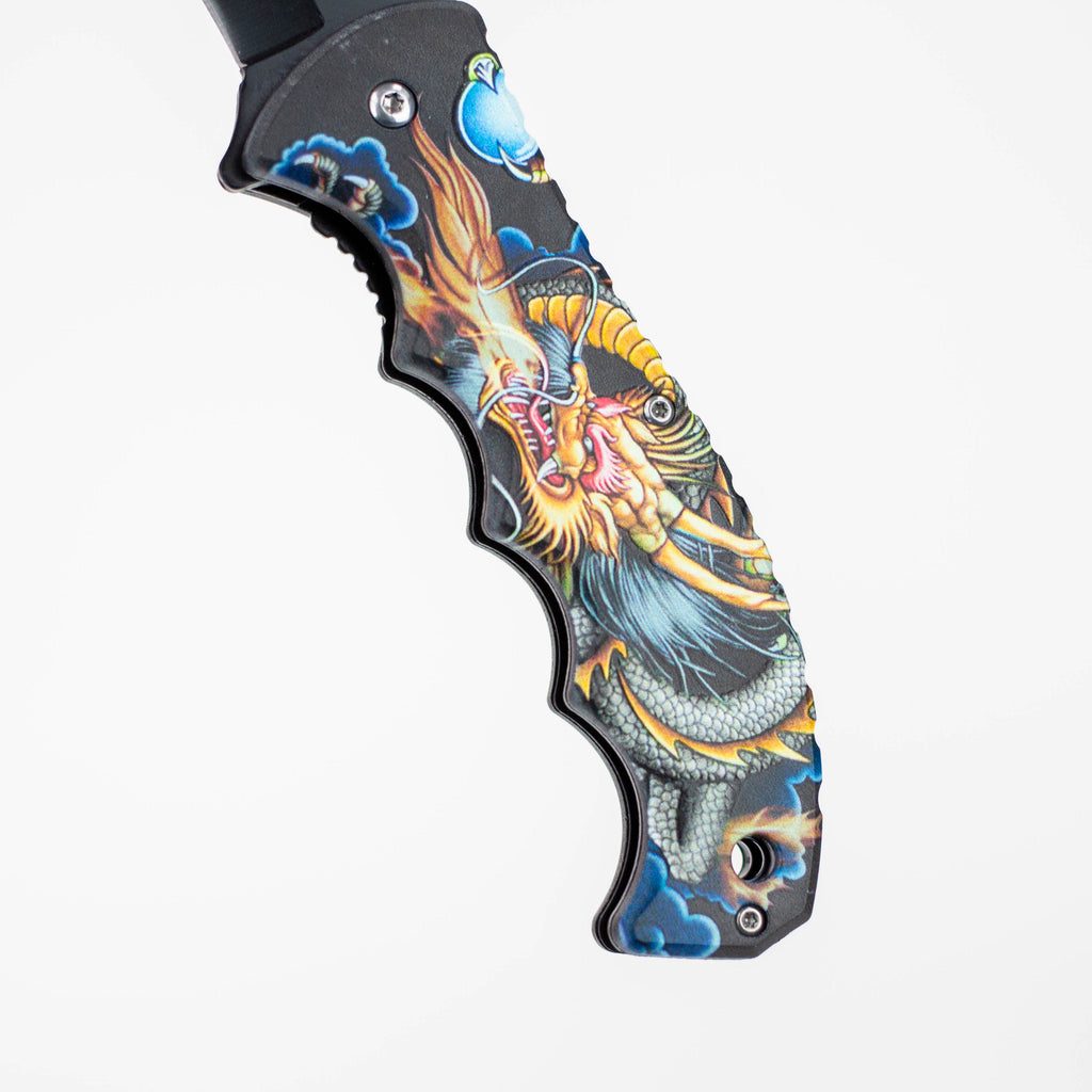 The Bone Edge Night Dragon Folding Knife 8.5″ Stainless Steel [13251]