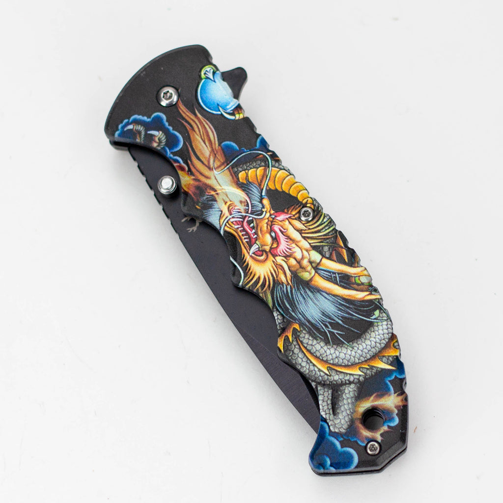 The Bone Edge Night Dragon Folding Knife 8.5″ Stainless Steel [13251]