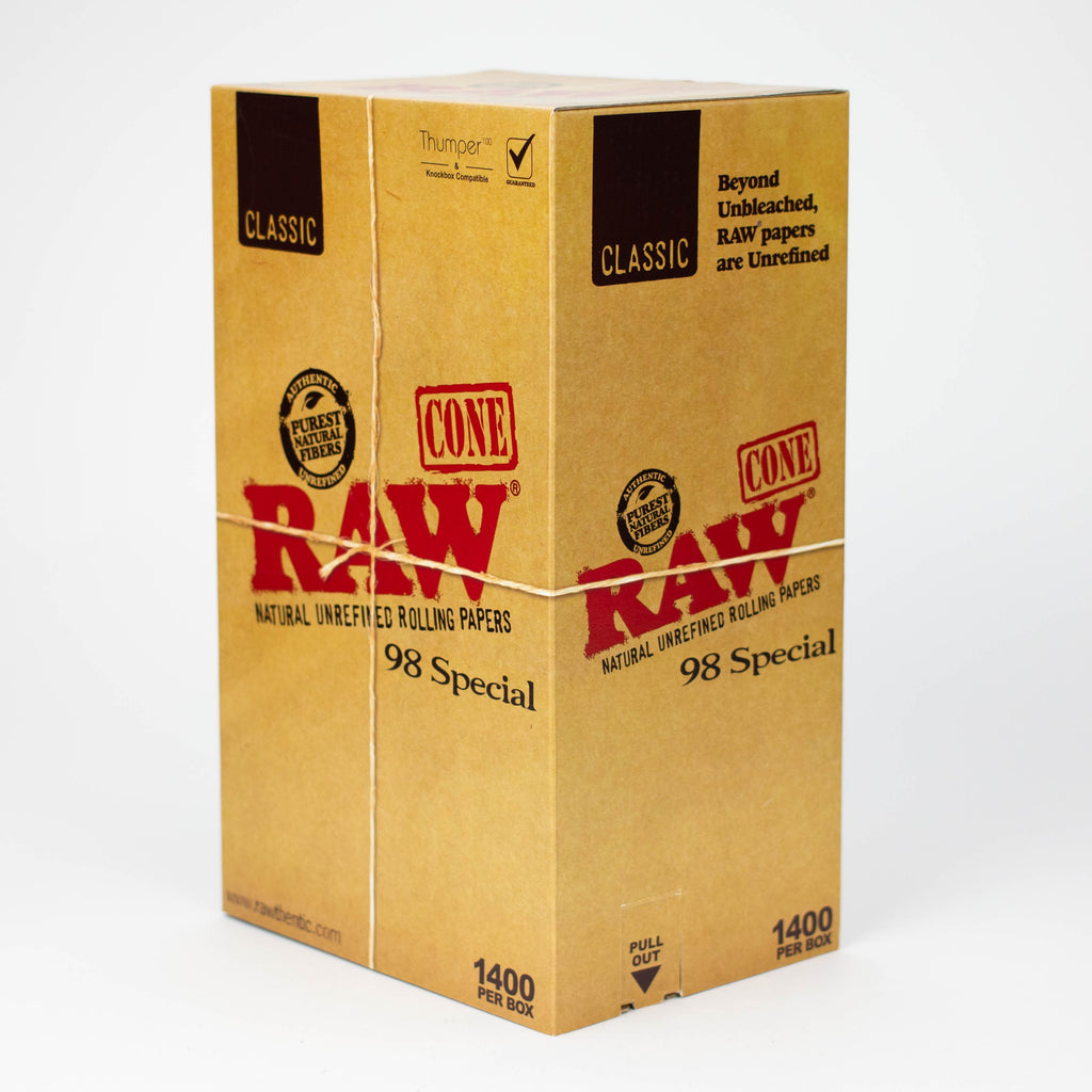 RAW Classic 98/20mm Special pre-rolled 1400 Cones