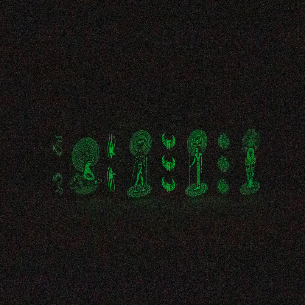 7.5" Glow in the dark Juicy box Rigs SP2070 - Egyptian