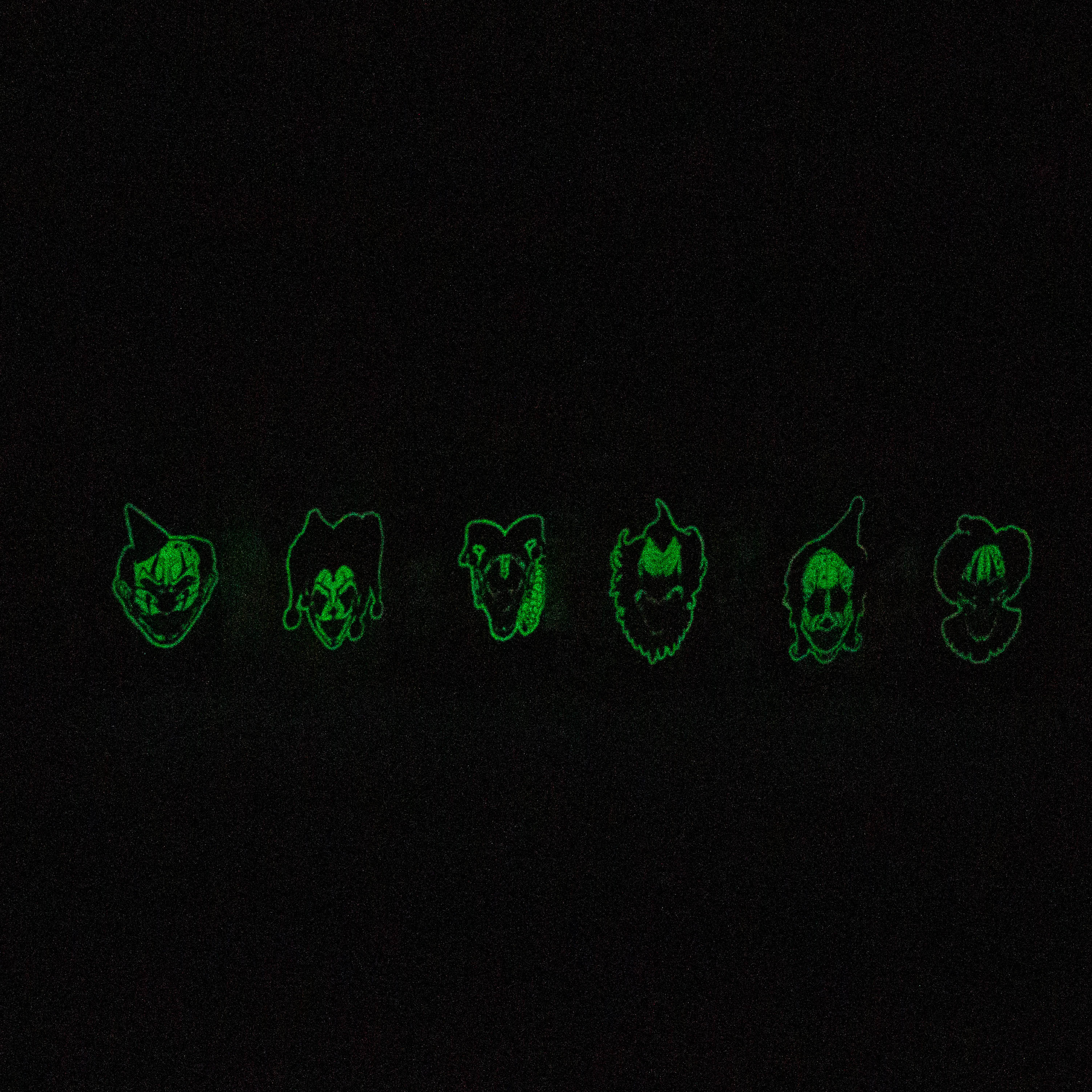 7.5" Glow in the dark Juicy box Rigs SP2074 - Clown