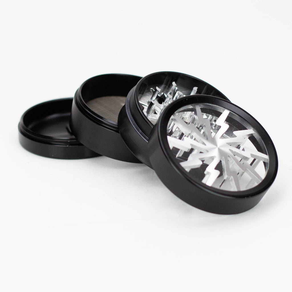 Spark Aluminum 4 Parts grinder with color acrylic window