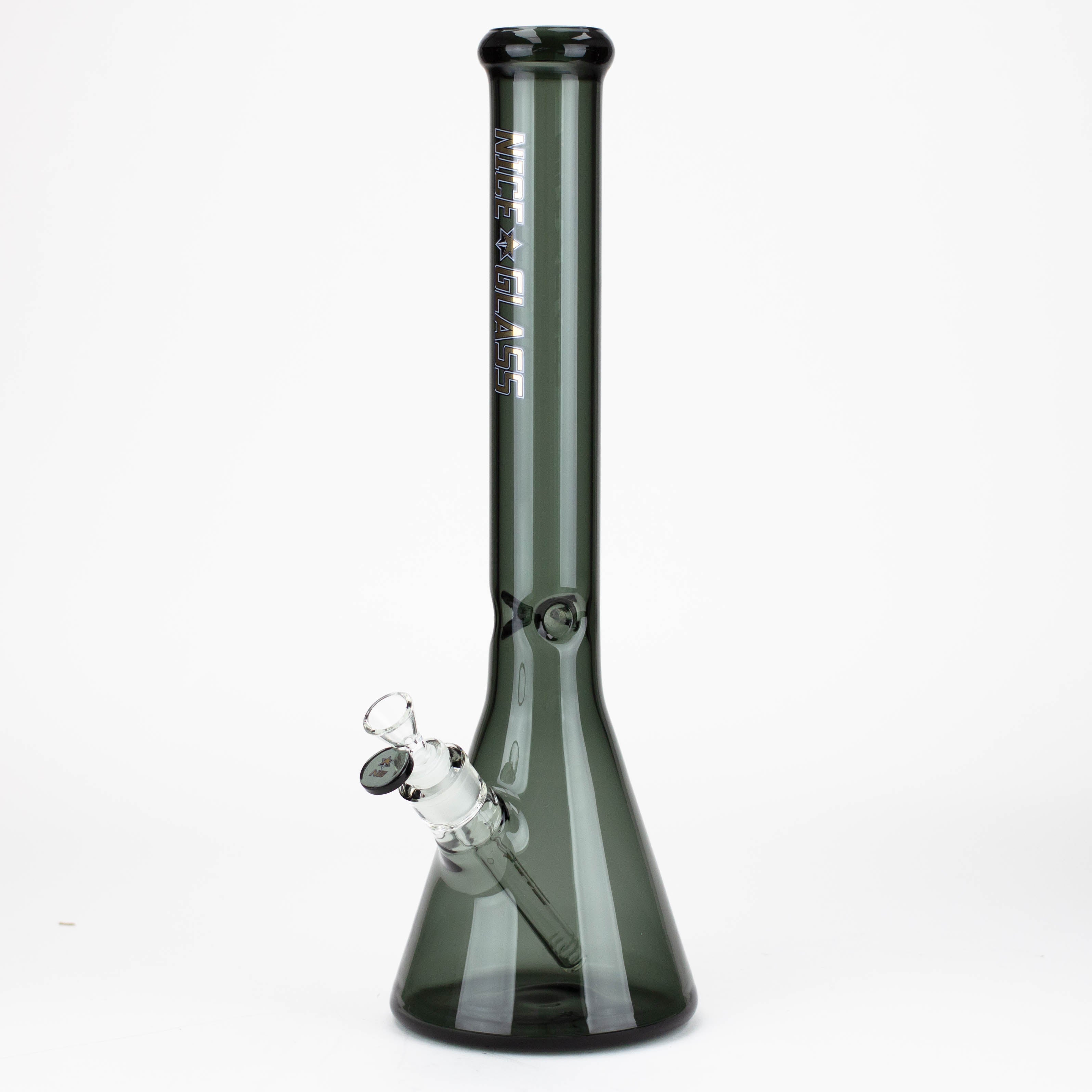 NG-18 inch Flat Mouth Trans-Black Beaker [GX006F-BKC]