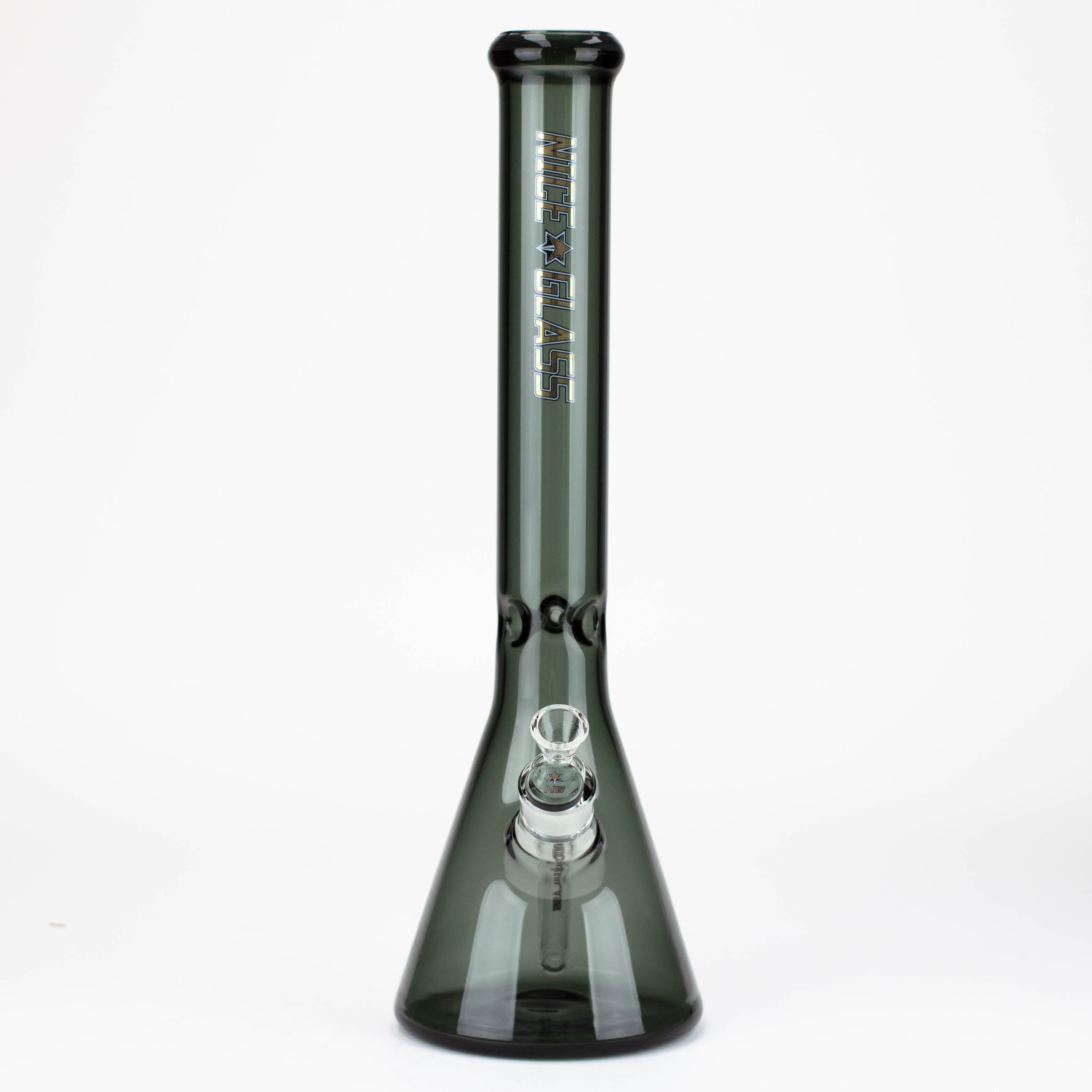 NG-18 inch Flat Mouth Trans-Black Beaker [GX006F-BKC]