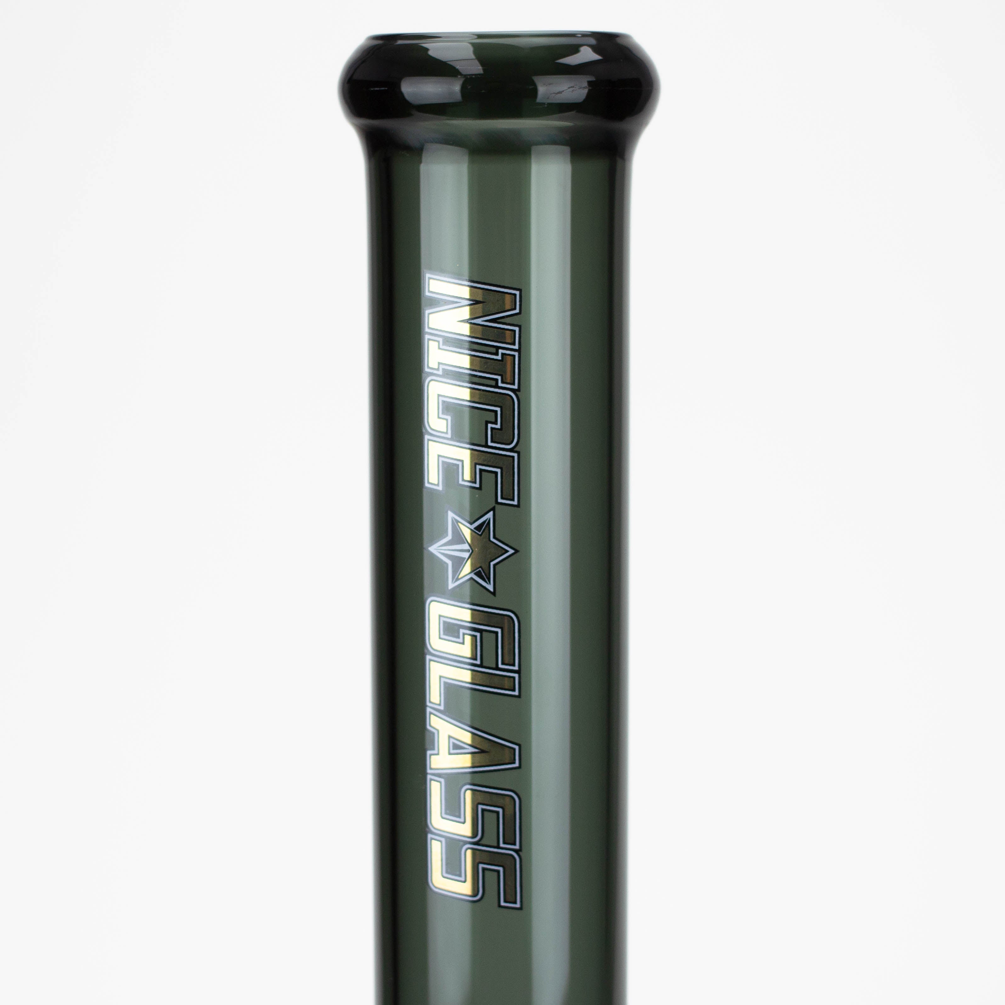NG-18 inch Flat Mouth Trans-Black Beaker [GX006F-BKC]