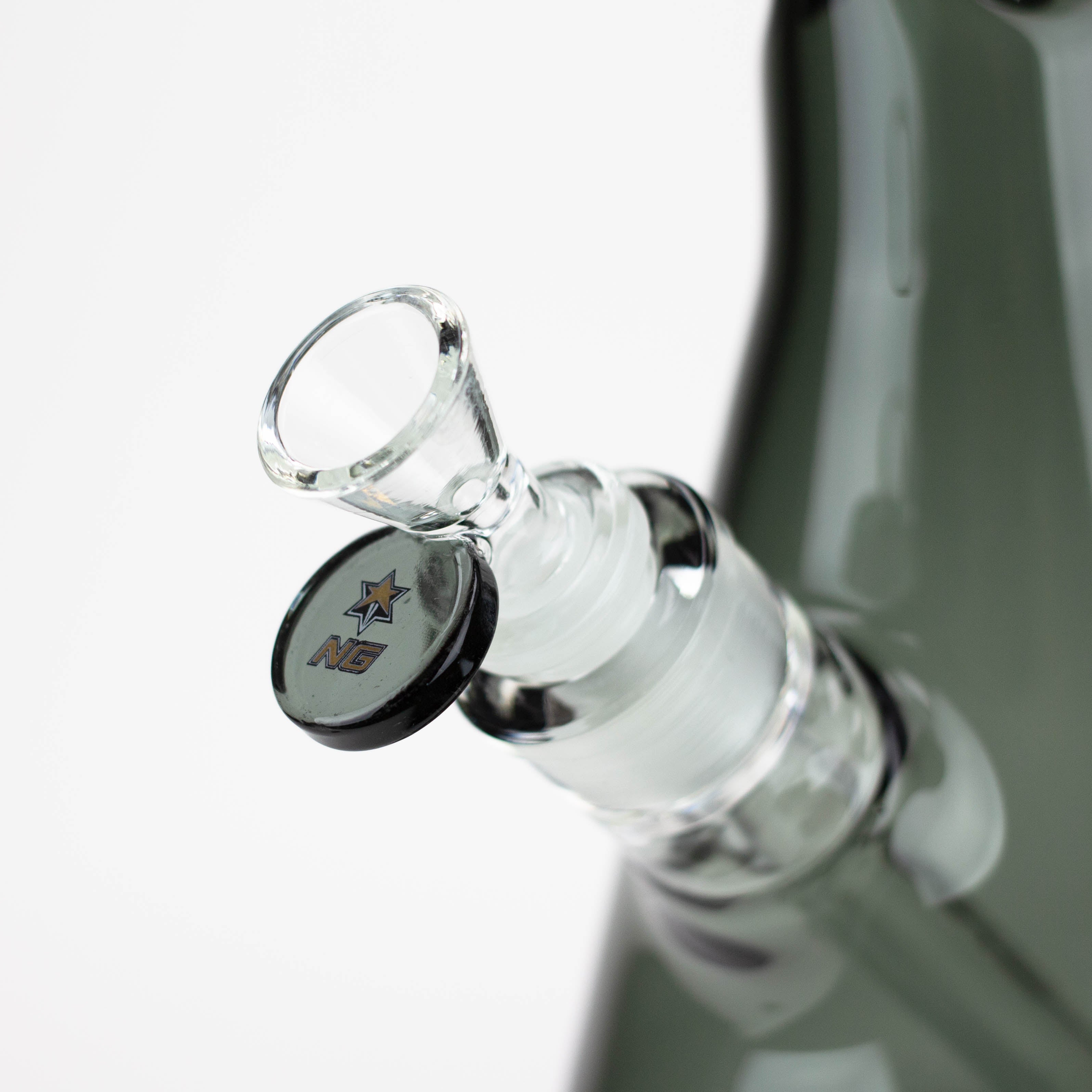 NG-18 inch Flat Mouth Trans-Black Beaker [GX006F-BKC]