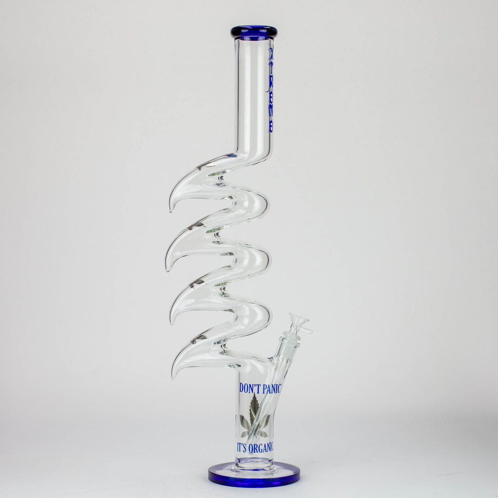 23" Xtream Zig-zag glass water bong [XTR-Z035]