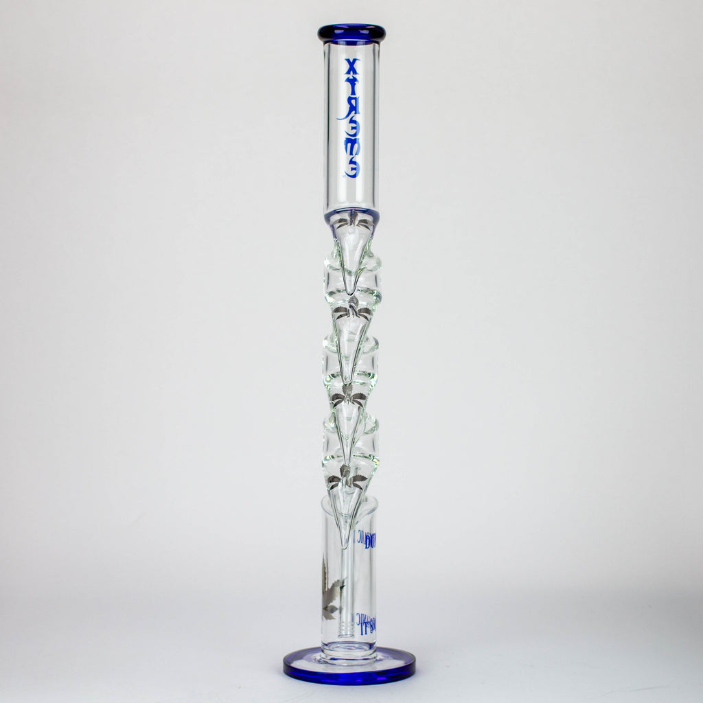 23" Xtream Zig-zag glass water bong [XTR-Z035]