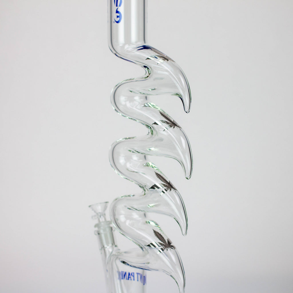 23" Xtream Zig-zag glass water bong [XTR-Z035]