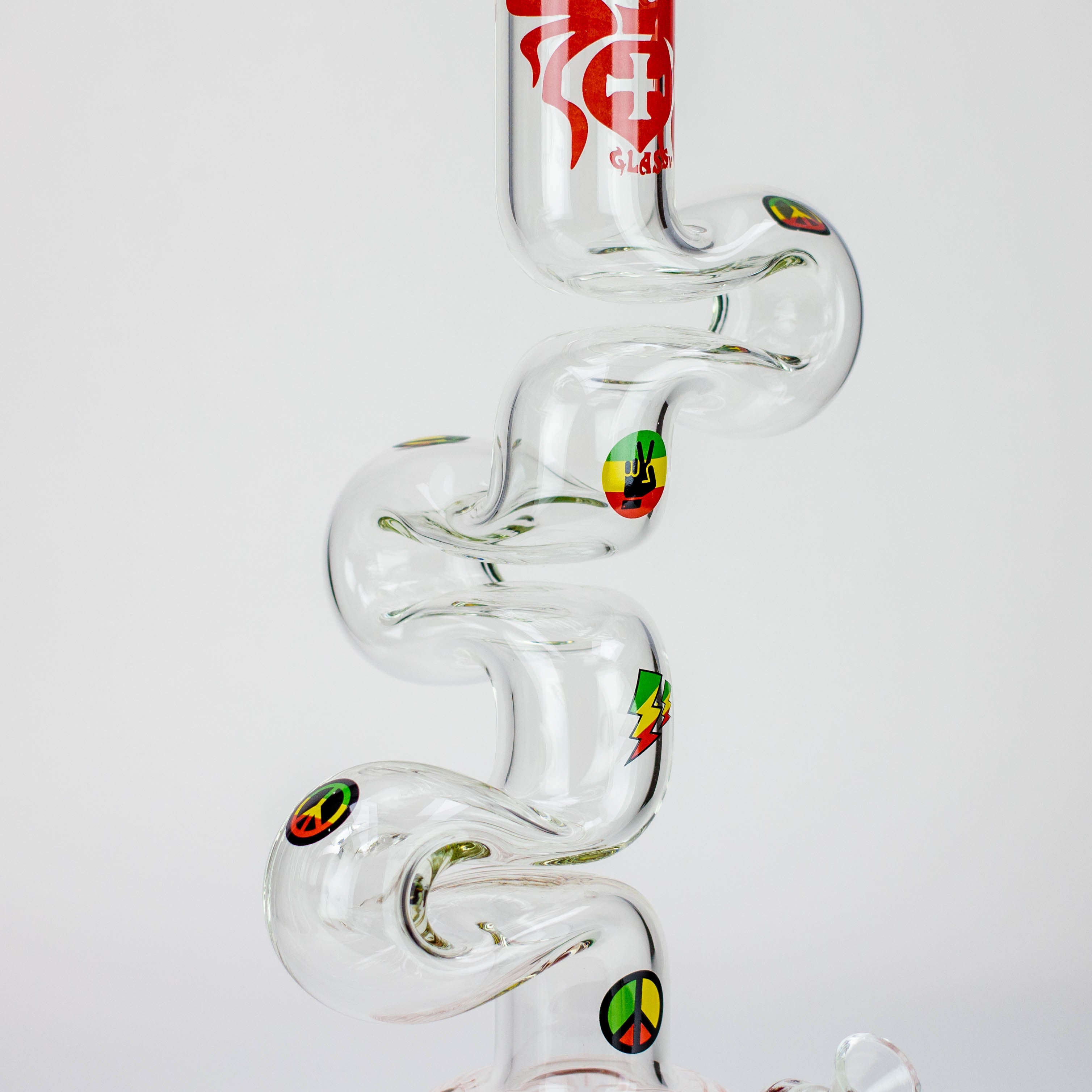 20" Xtream Zig-zag 7 mm glass water bong [XTR-Z036]