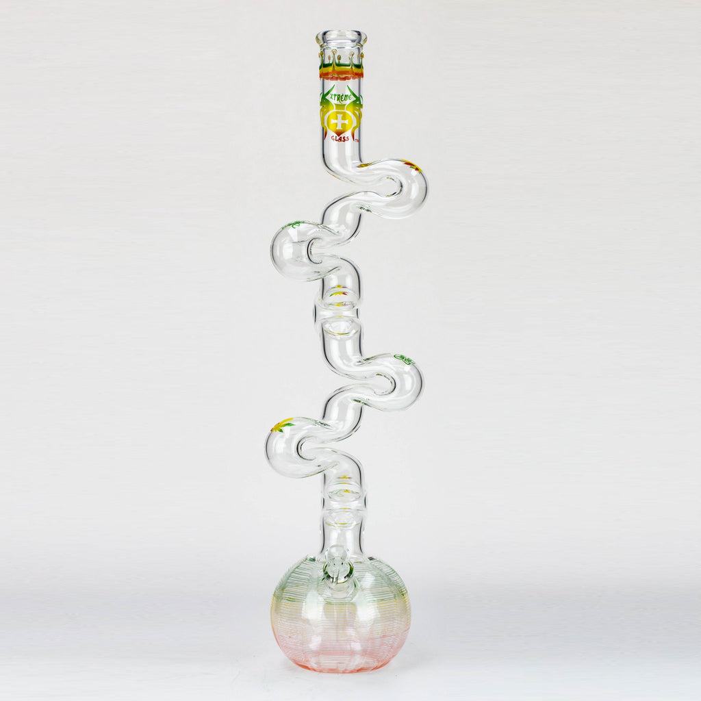 29" Xtream Zig-zag 7 mm glass water bong [XTR-Z037]