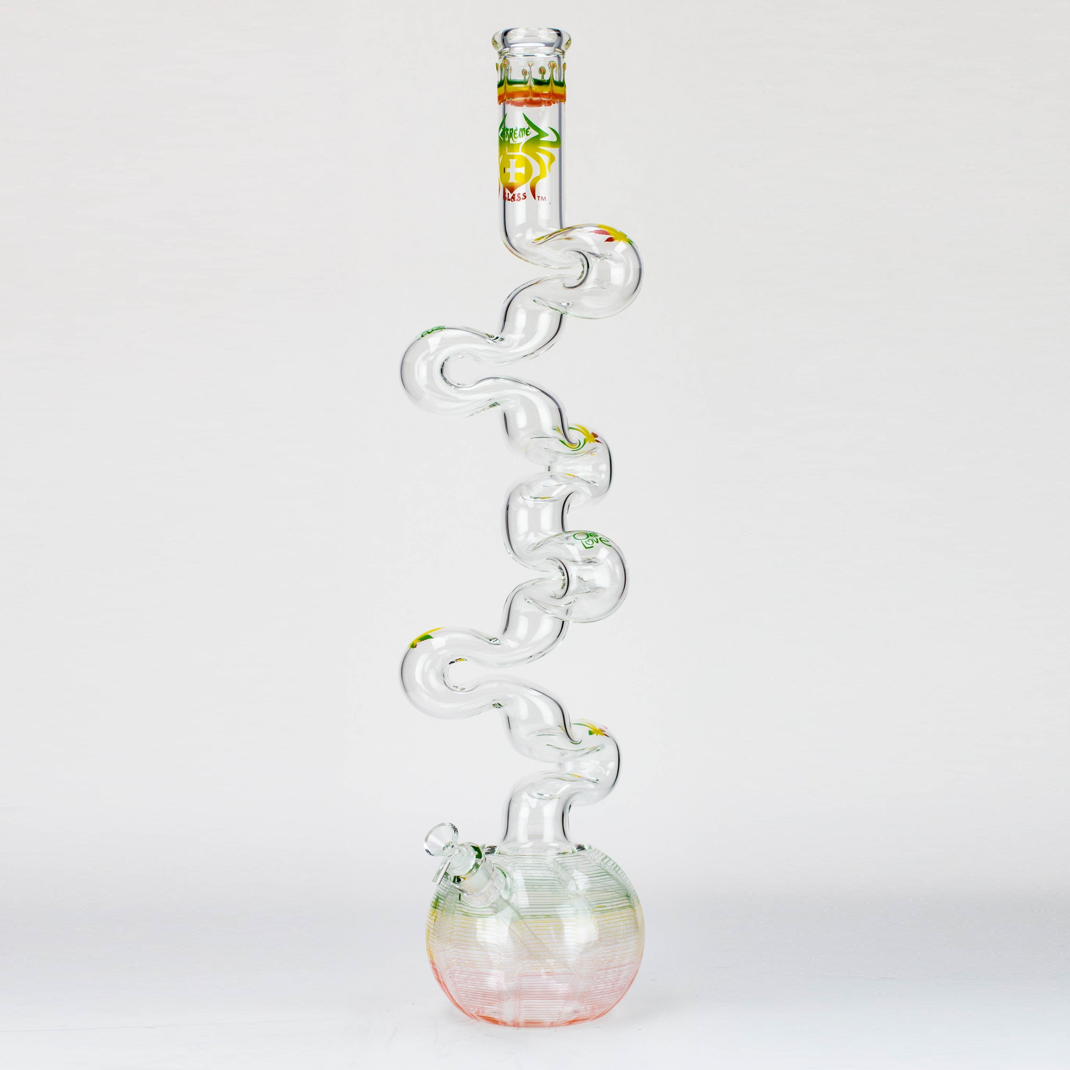 29" Xtream Zig-zag 7 mm glass water bong [XTR-Z037]