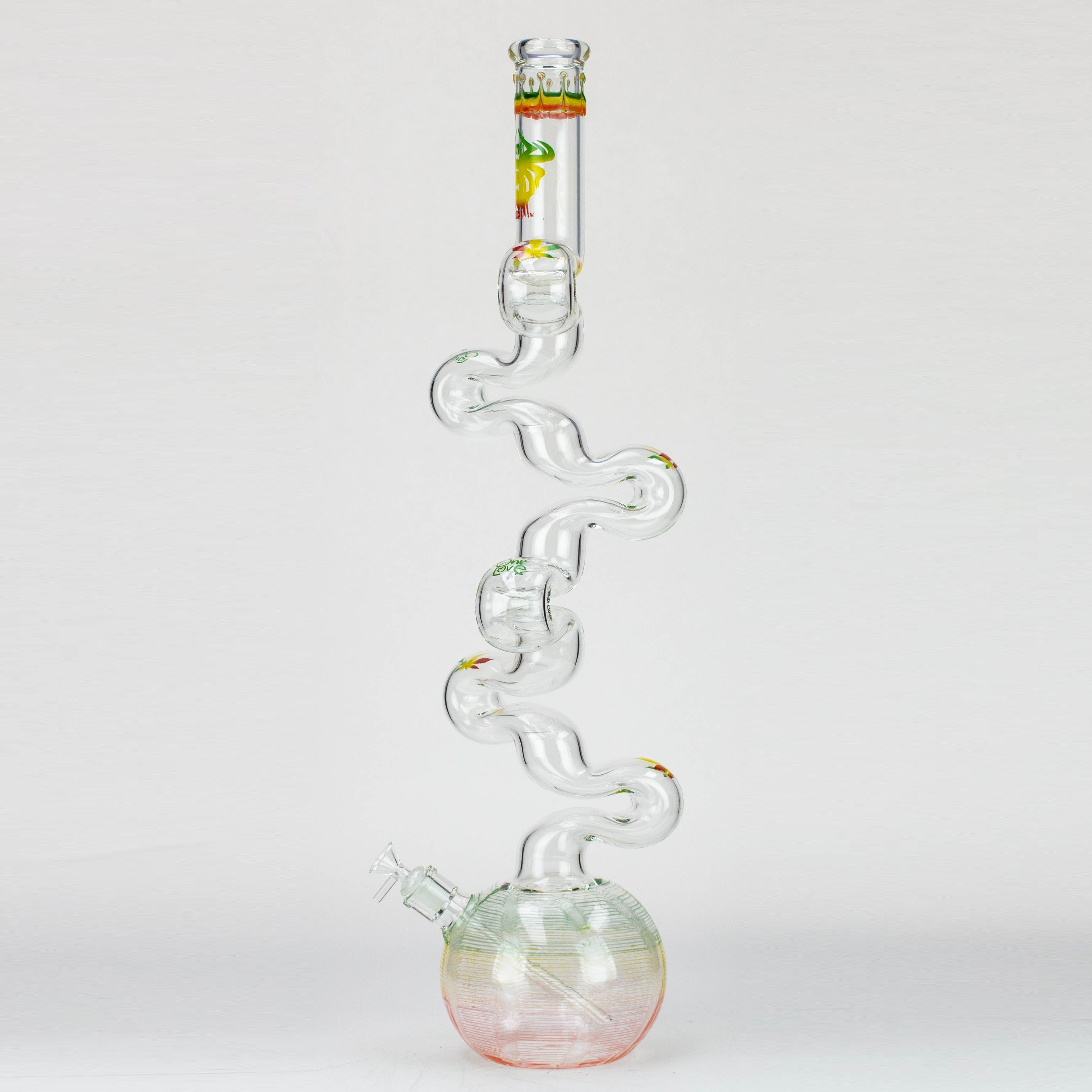 29" Xtream Zig-zag 7 mm glass water bong [XTR-Z037]