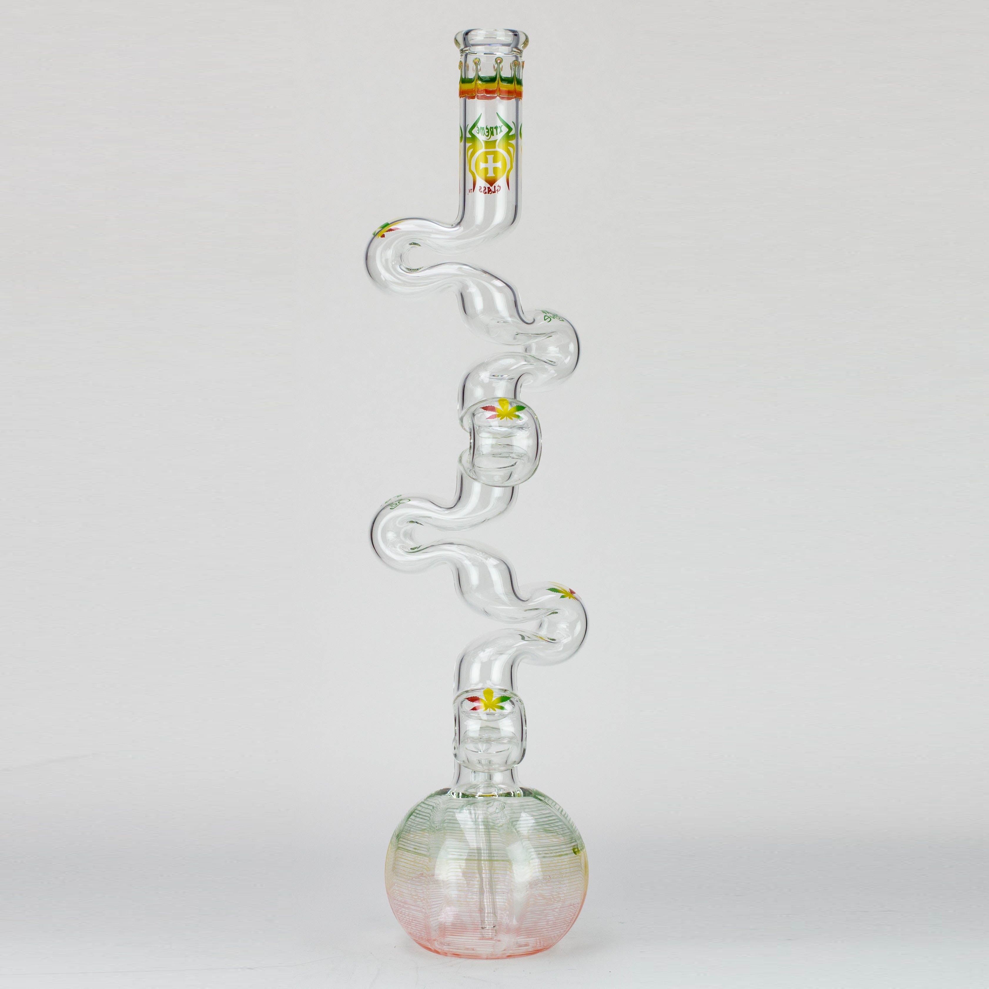 29" Xtream Zig-zag 7 mm glass water bong [XTR-Z037]