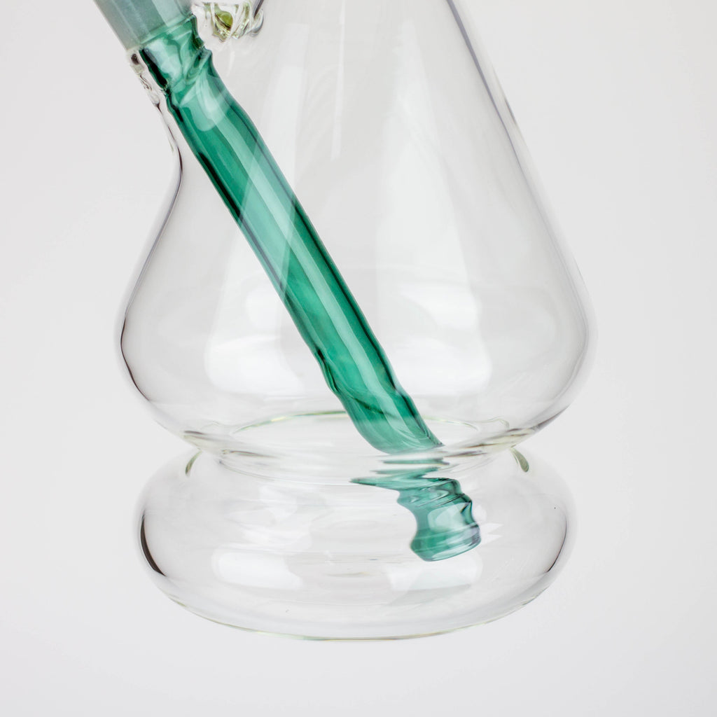12" 2-in-1 Beaker Glass Bong - Cartoon Design [XTR2022-03]