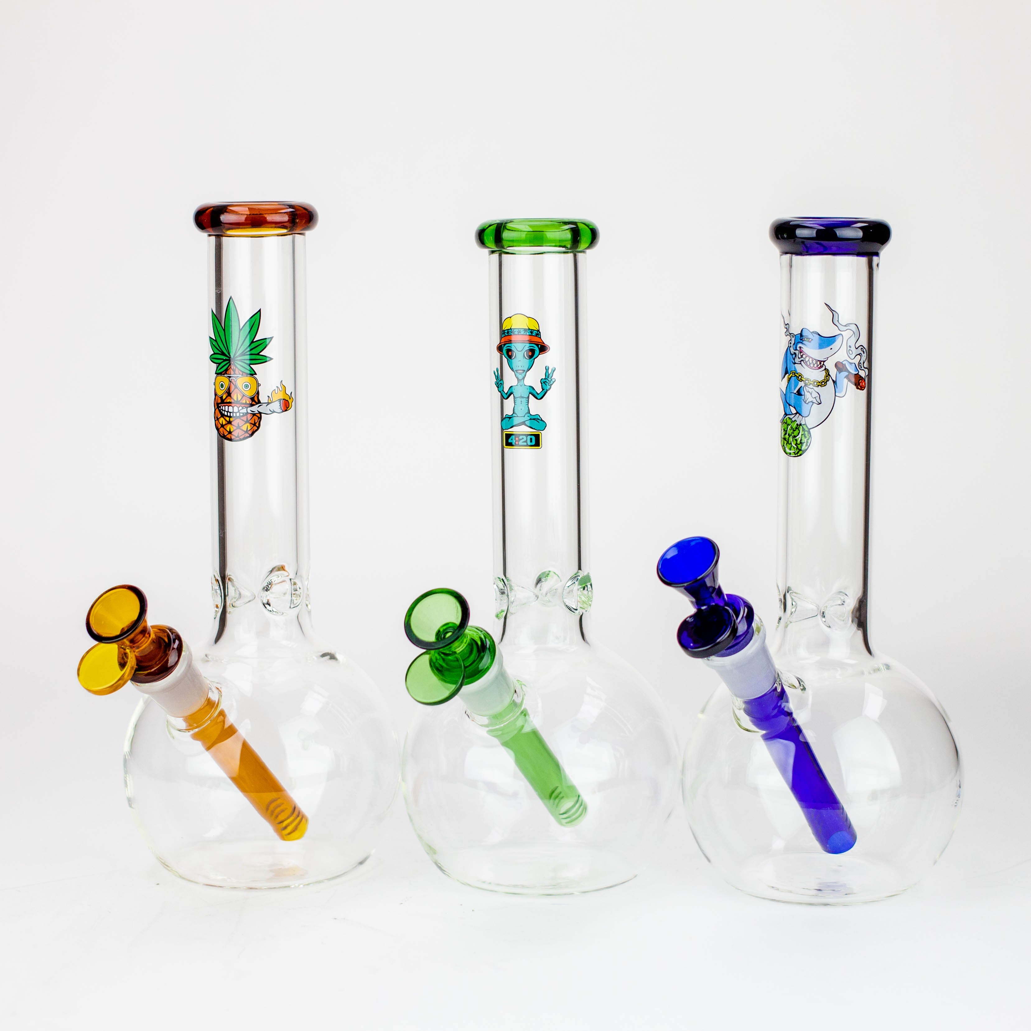 10" Glass Bong - Cartoon Design [XTR2022-04]