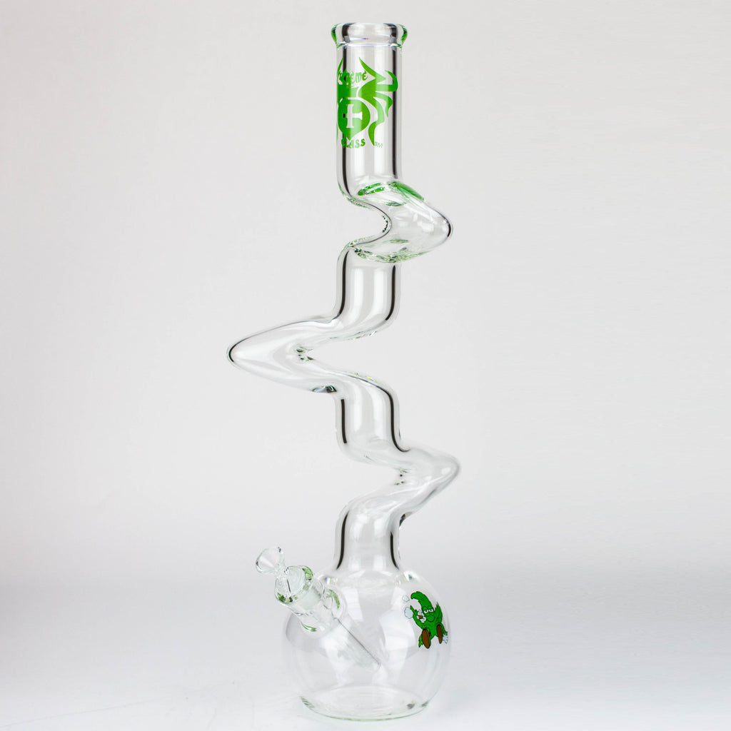 21" Xtream Zig-zag 7 mm glass water bong [XTR-Z015]