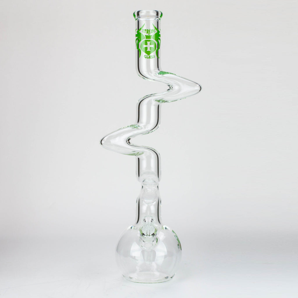 21" Xtream Zig-zag 7 mm glass water bong [XTR-Z015]