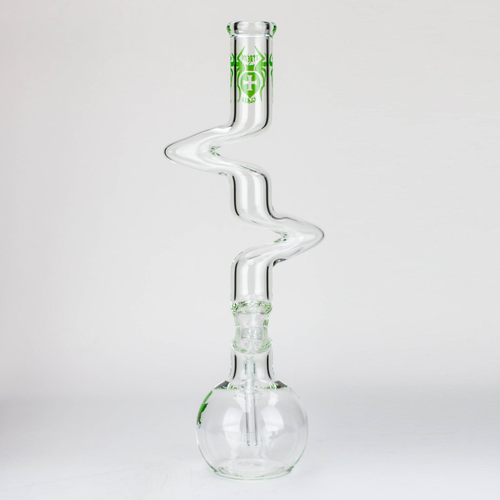 21" Xtream Zig-zag 7 mm glass water bong [XTR-Z015]