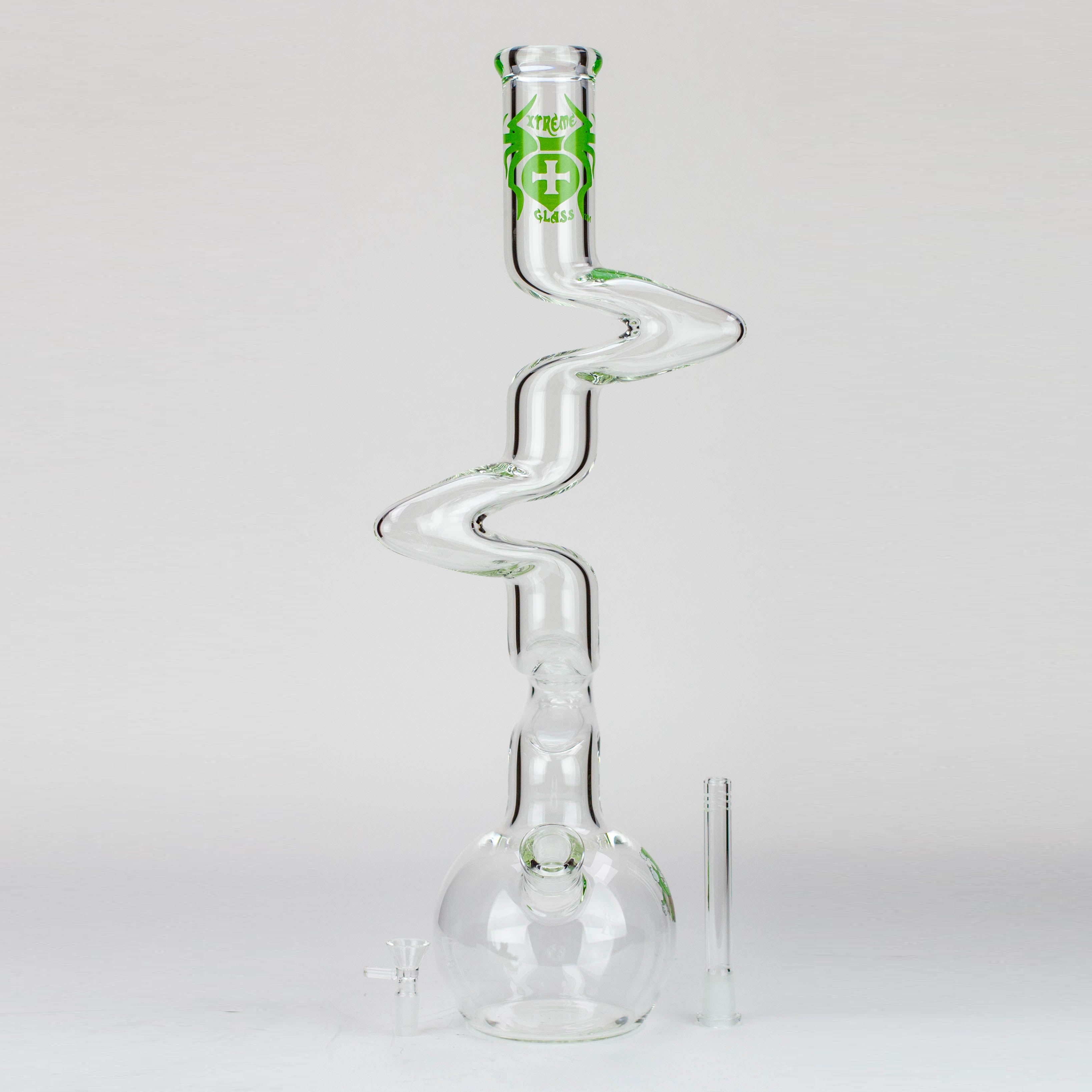 21" Xtream Zig-zag 7 mm glass water bong [XTR-Z015]