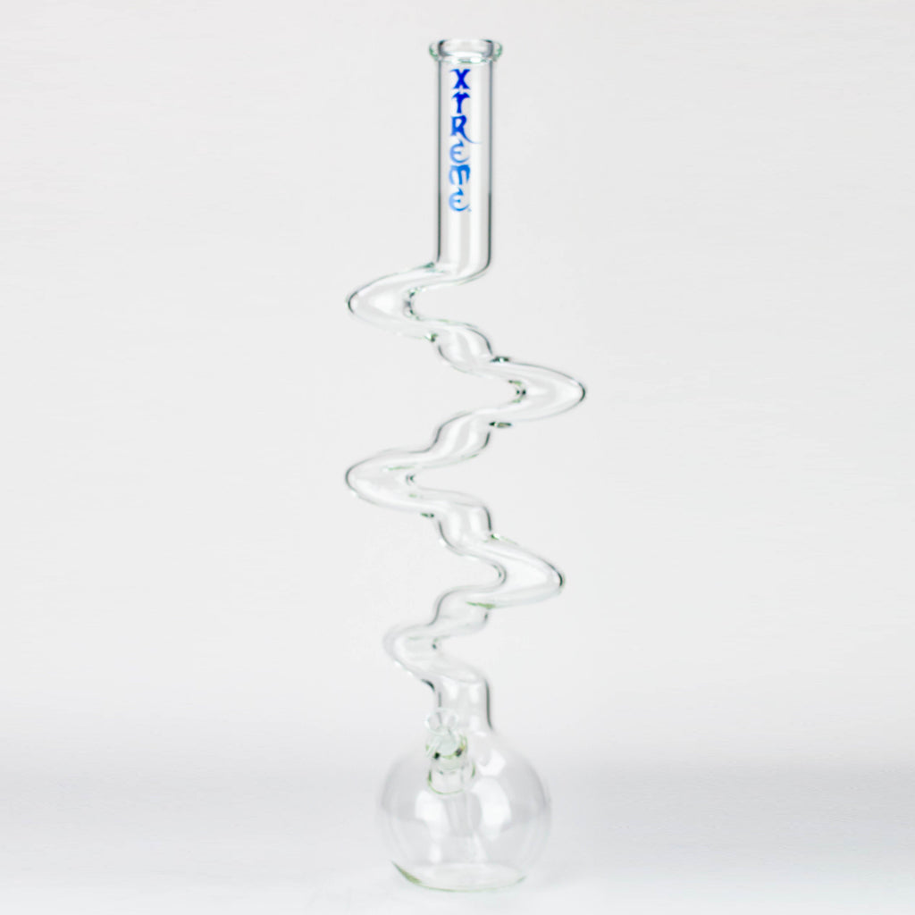 28" Xtream Zig-zag 7 mm glass water bong [XTR-Z016]