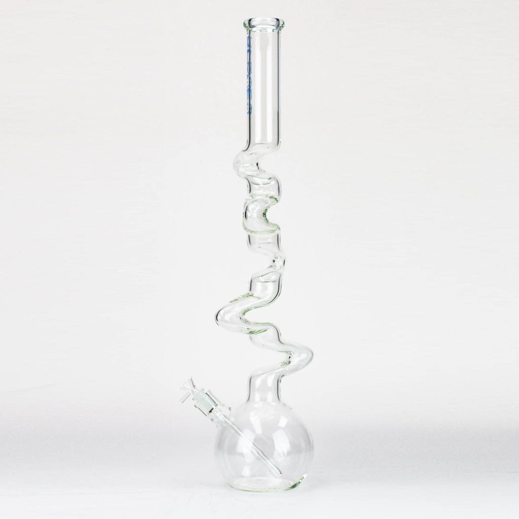 28" Xtream Zig-zag 7 mm glass water bong [XTR-Z016]