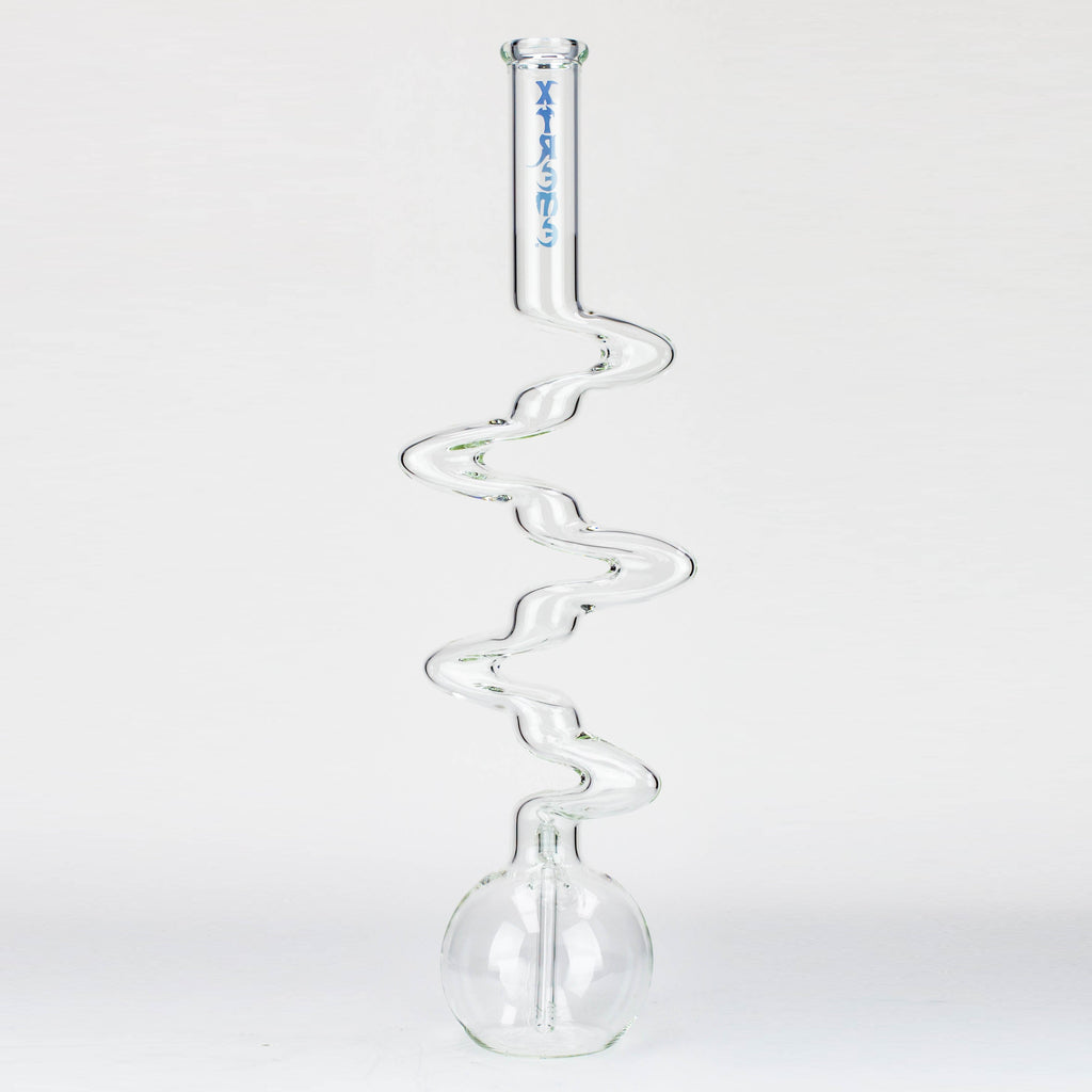 28" Xtream Zig-zag 7 mm glass water bong [XTR-Z016]