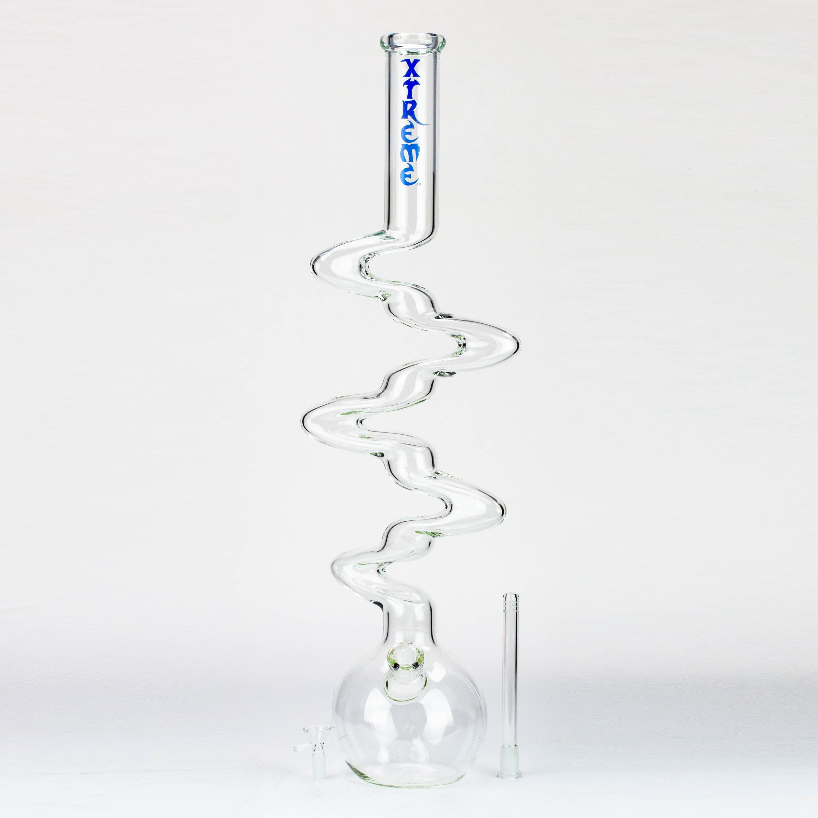 28" Xtream Zig-zag 7 mm glass water bong [XTR-Z016]