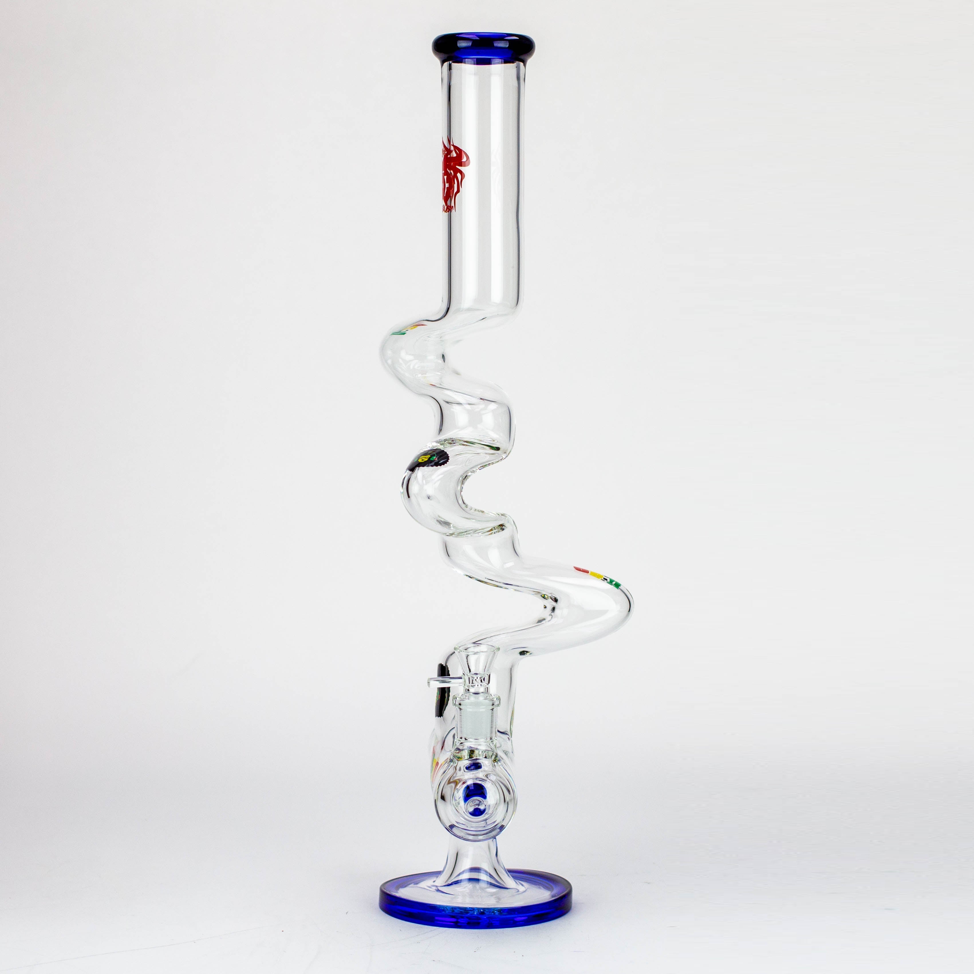 21" Xtream Zig-zag inline diffuser glass water bong [XTR-Z021]