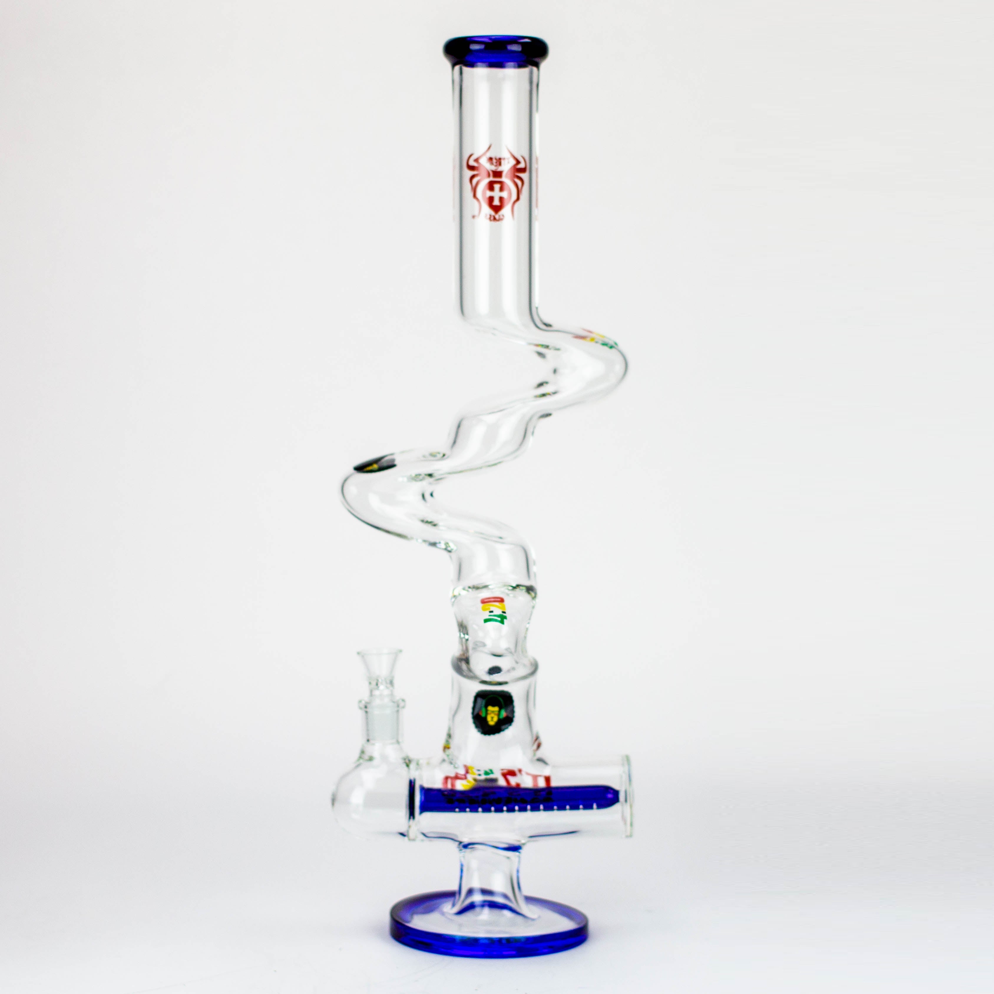 21" Xtream Zig-zag inline diffuser glass water bong [XTR-Z021]