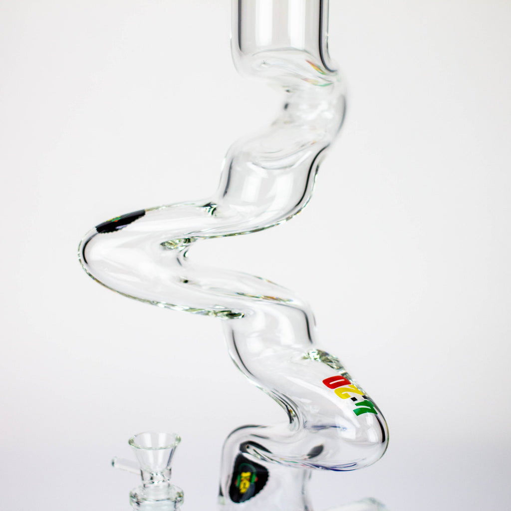 21" Xtream Zig-zag inline diffuser glass water bong [XTR-Z021]