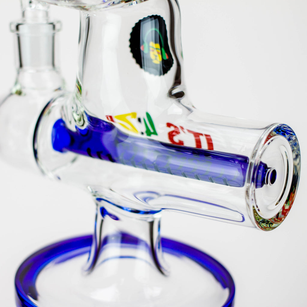 21" Xtream Zig-zag inline diffuser glass water bong [XTR-Z021]