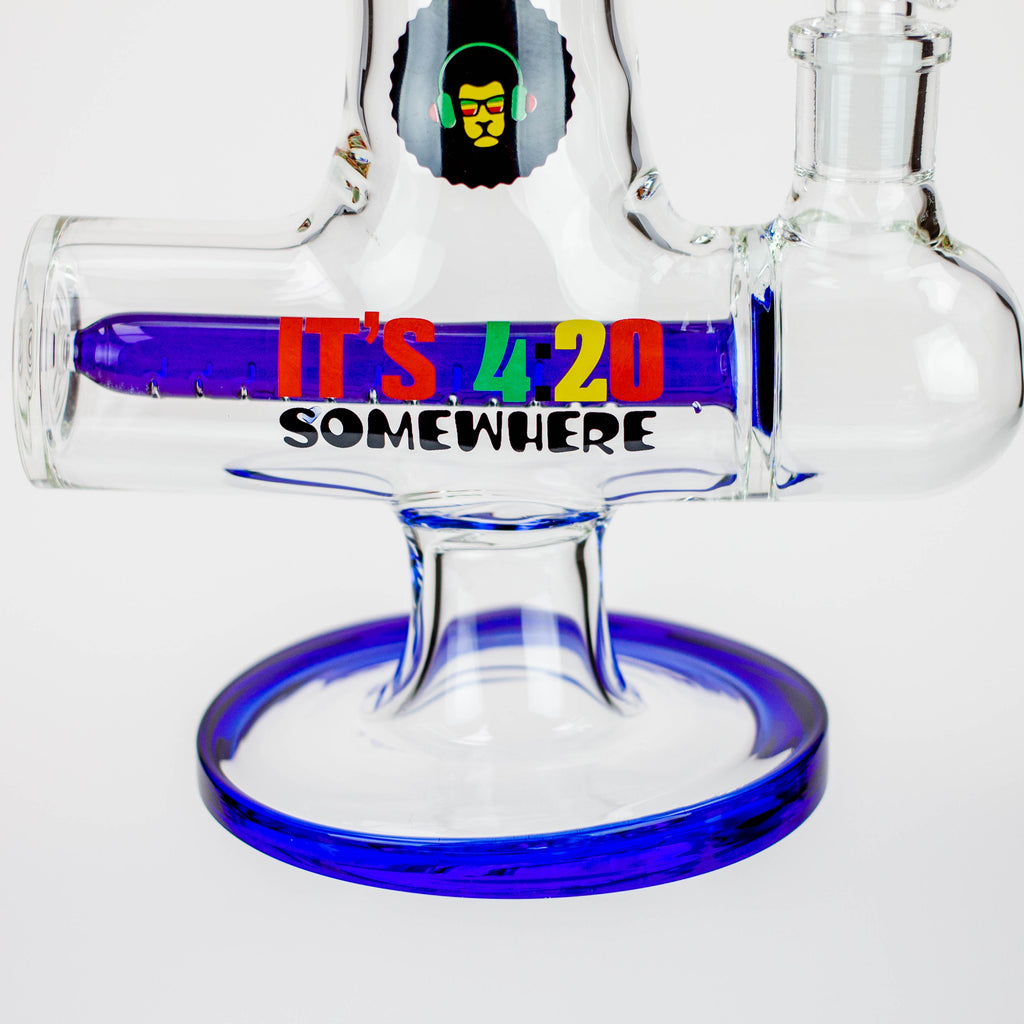 21" Xtream Zig-zag inline diffuser glass water bong [XTR-Z021]