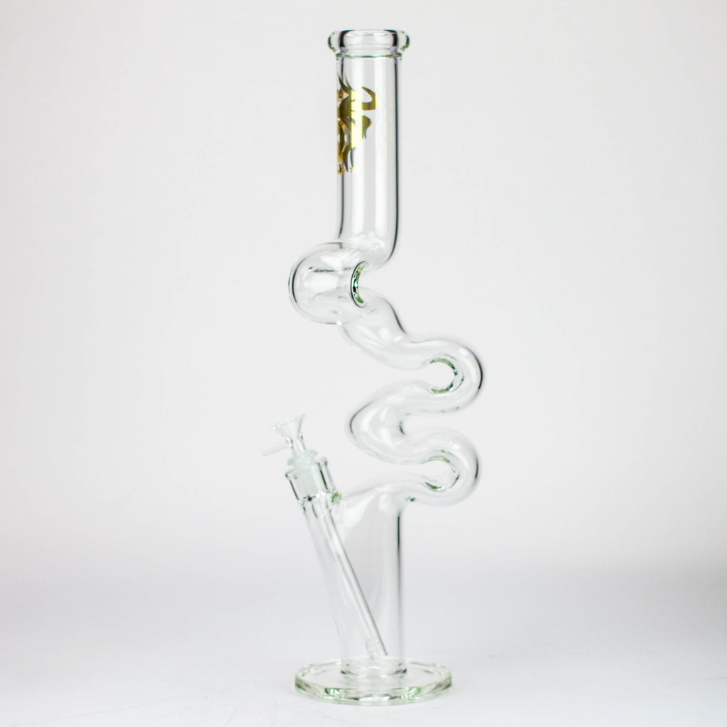 20" Xtream Zig-zag 7 mm glass water bong [XTR-Z022]
