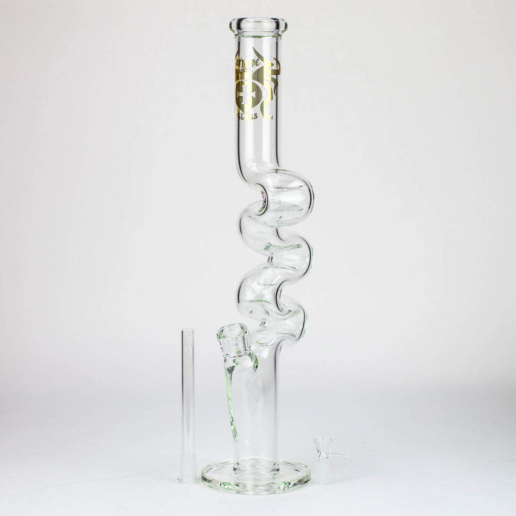 20" Xtream Zig-zag 7 mm glass water bong [XTR-Z022]