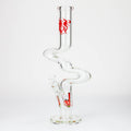 17" Xtream Zig-zag glass water bong [XTR-Z023]